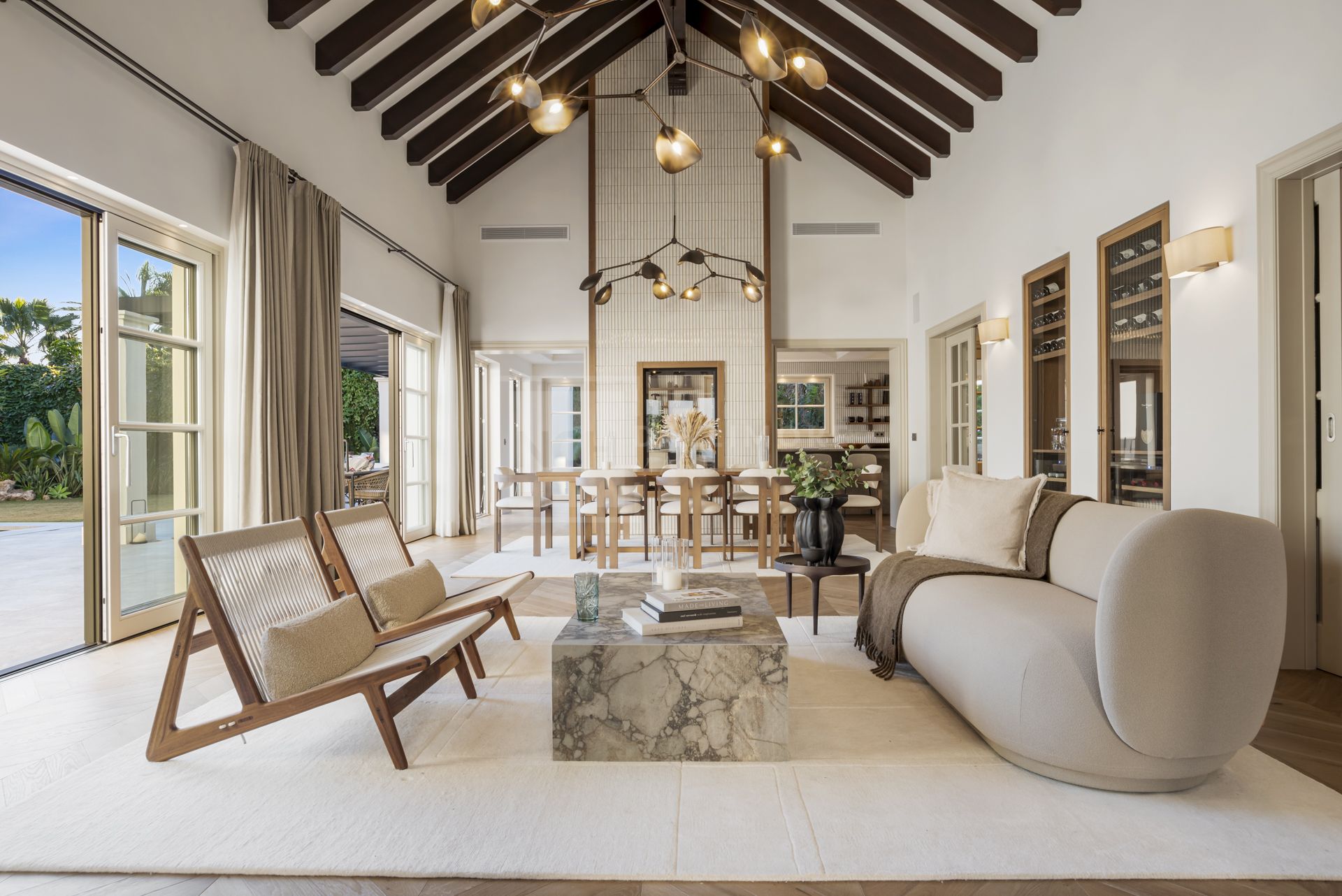 Elegant Contemporary Villa With Poolside Lounge And Premium Interiors