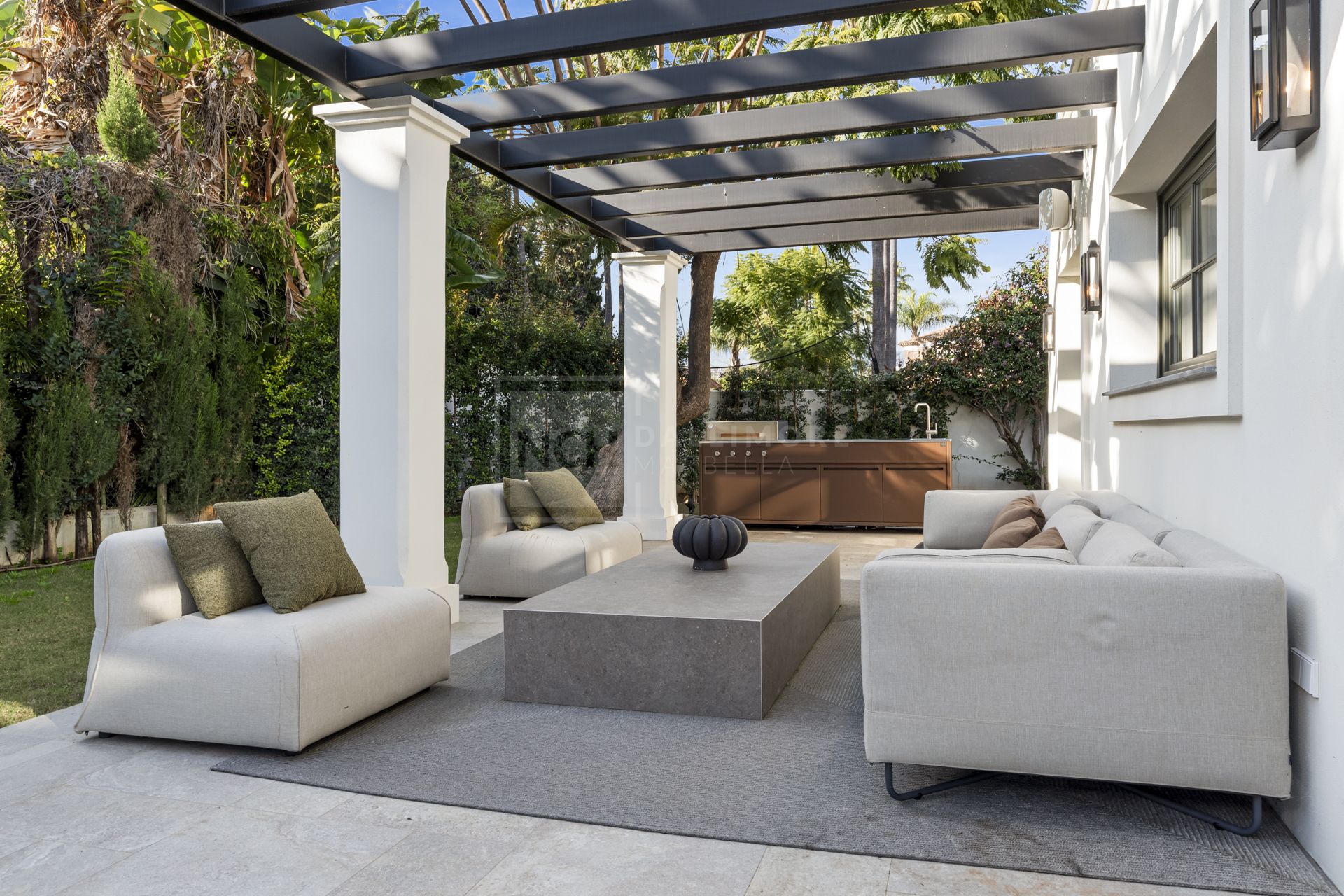 Elegant Contemporary Villa With Poolside Lounge And Premium Interiors