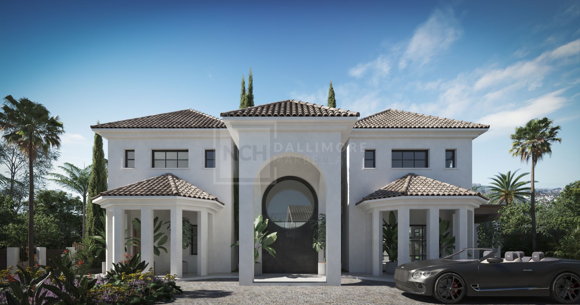 Impresionante villa mediterránea de 6 dormitorios con piscina, spa y espacios habitables panorámicos