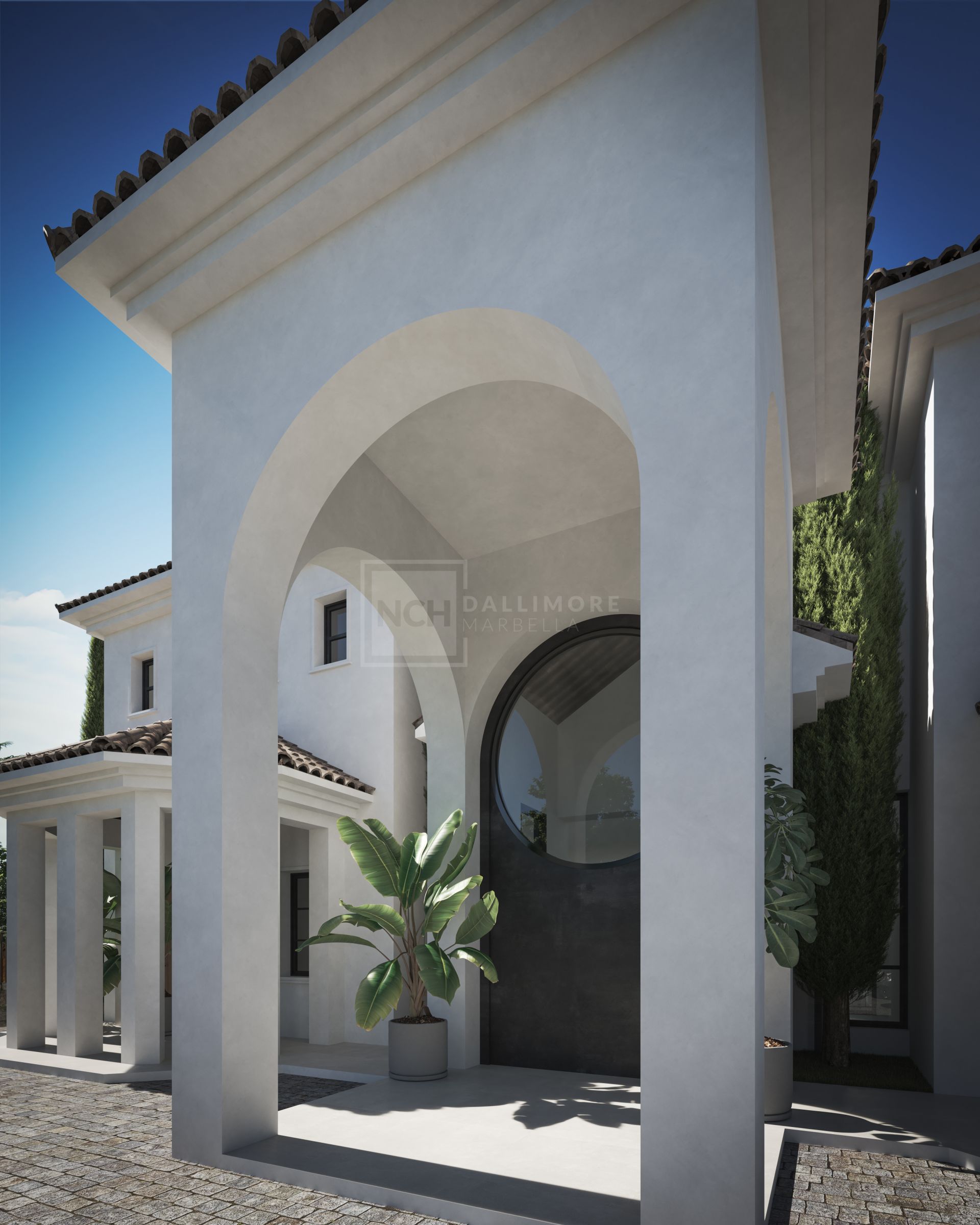 Impresionante villa mediterránea de 6 dormitorios con piscina, spa y espacios habitables panorámicos