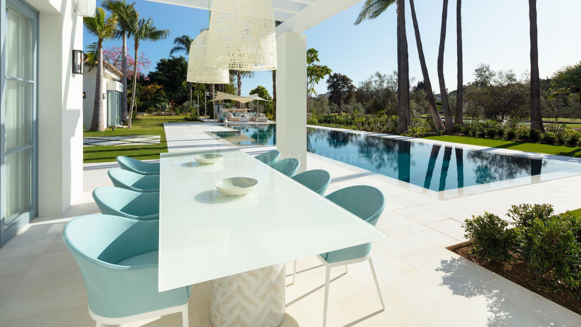 Frontline Golf Villa With Guest House and Stunning Outdoor Living