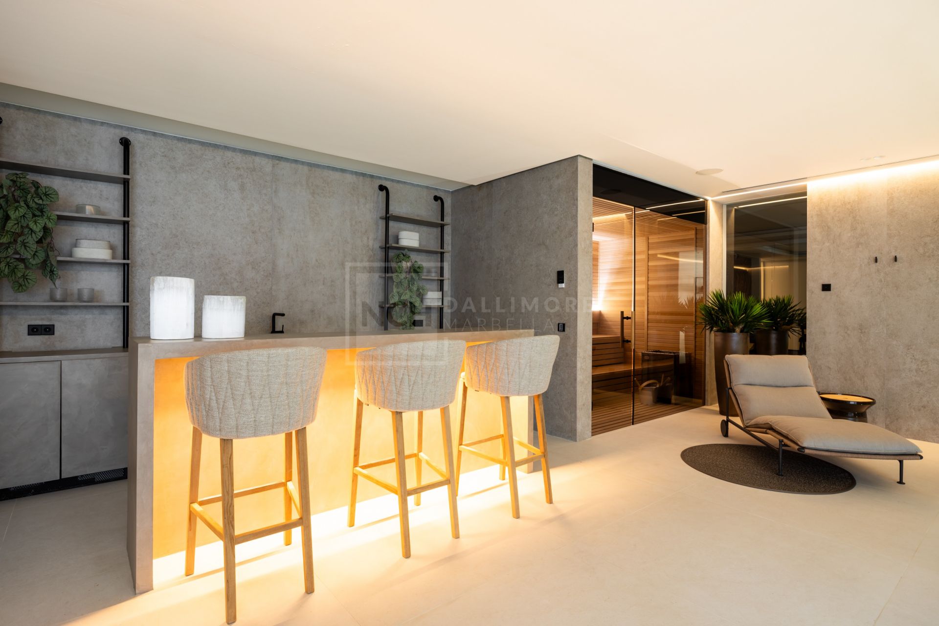 Excepcional casa contemporánea de 6 dormitorios con spa y piscina infinita