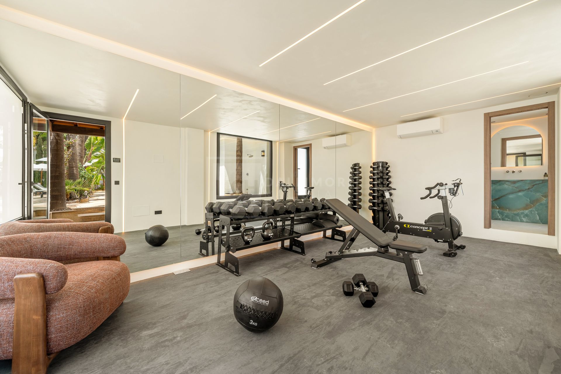 Beachfront Six Bedroom Villa With Panoramic Sea Views in Marbella