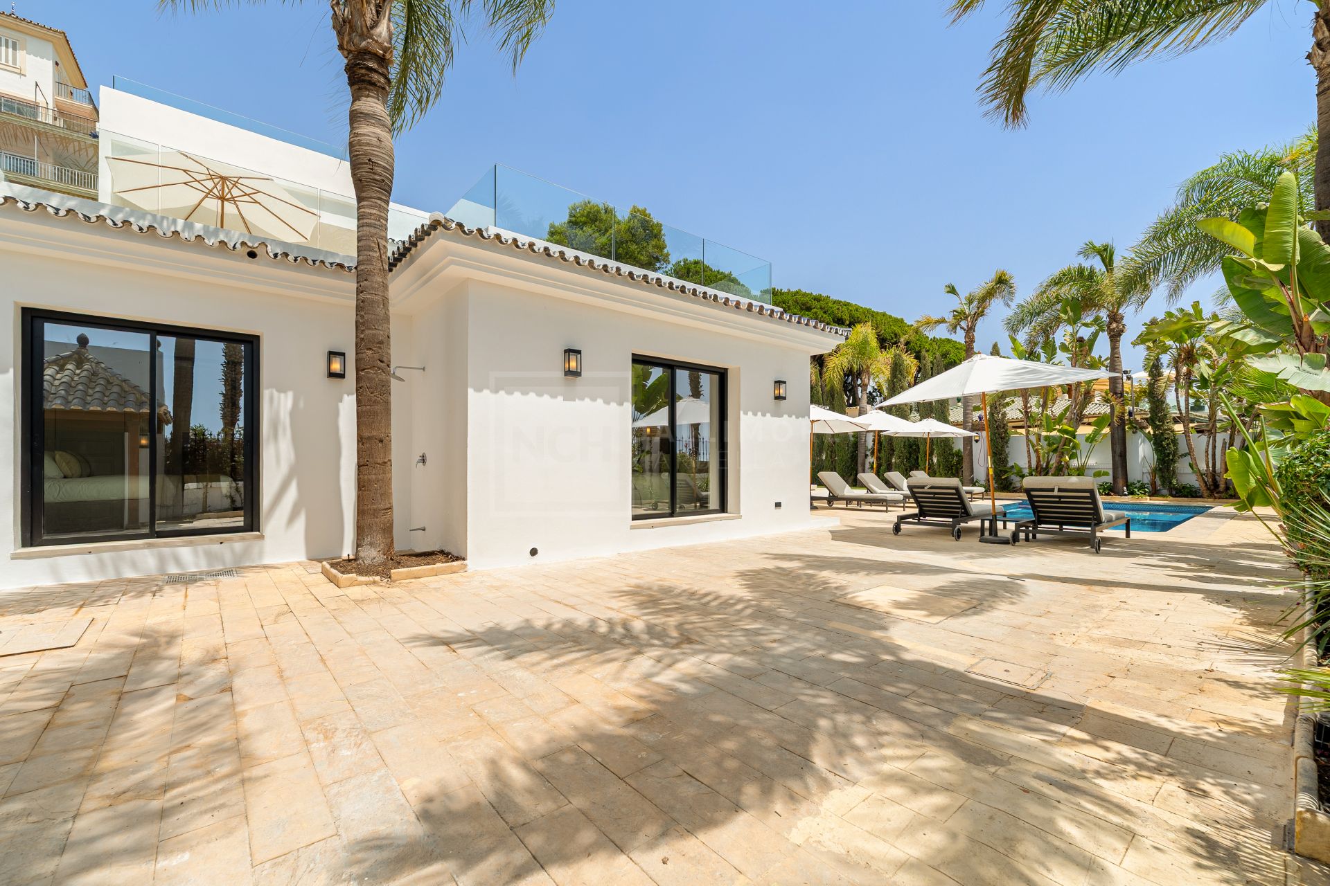 Beachfront Six Bedroom Villa With Panoramic Sea Views in Marbella