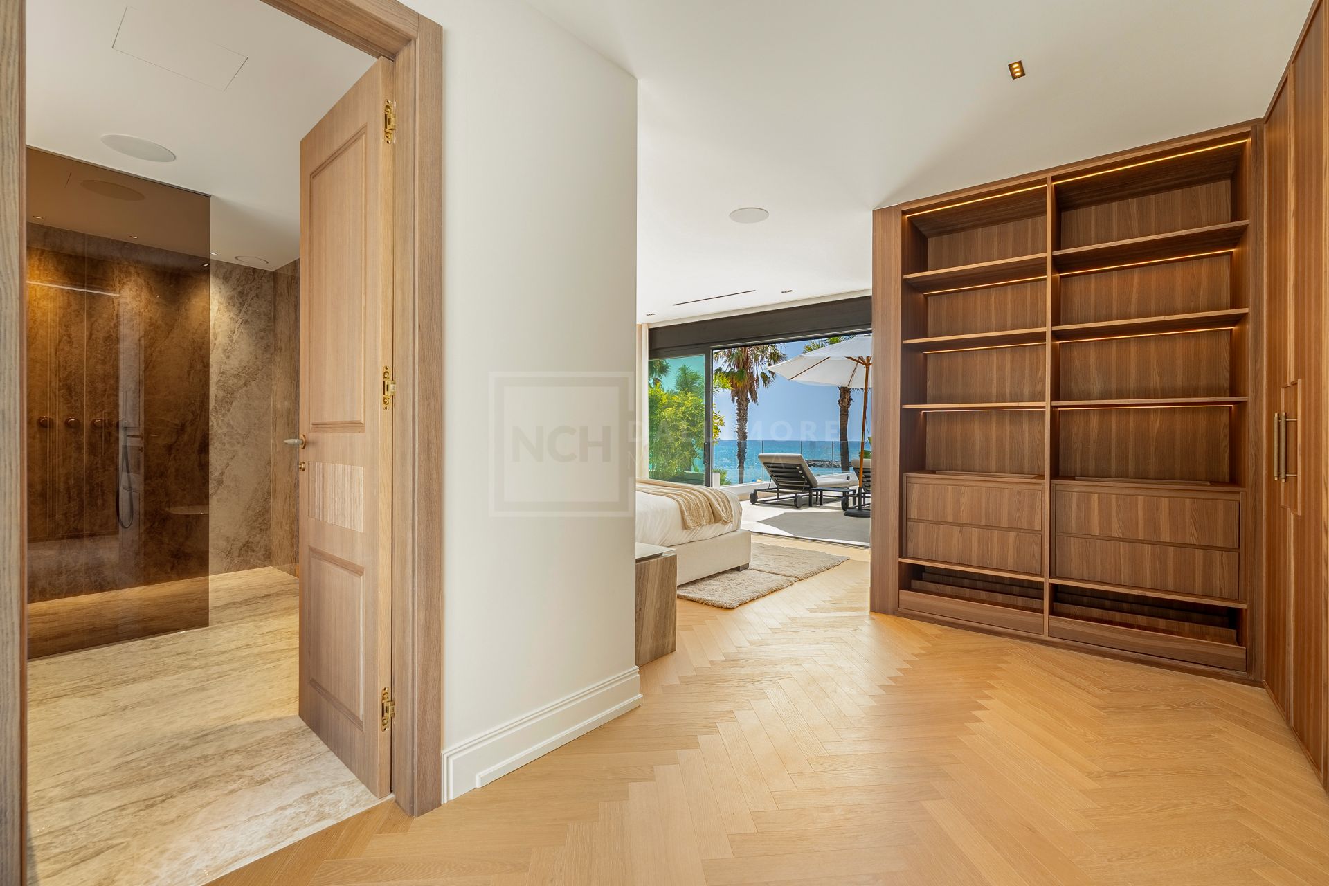 Beachfront Six Bedroom Villa With Panoramic Sea Views in Marbella