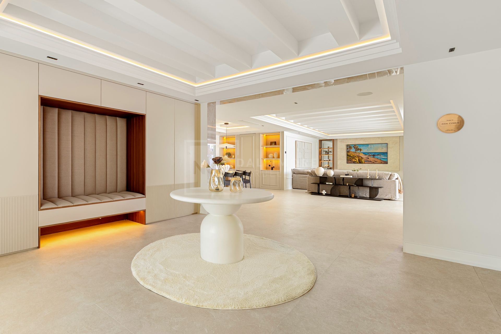 Beachfront Six Bedroom Villa With Panoramic Sea Views in Marbella