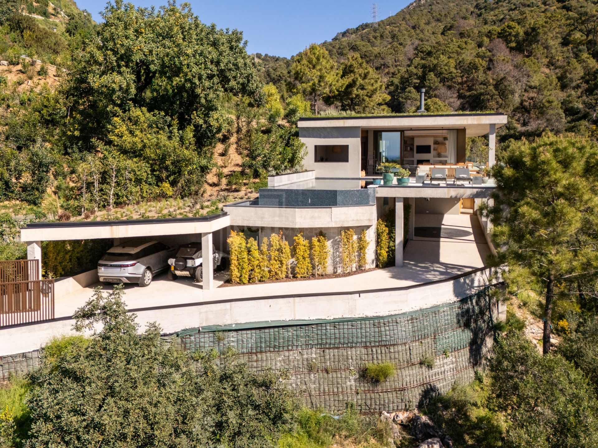 Villa de diseño con 5 dormitorios, spa, gimnasio y vistas panorámicas
