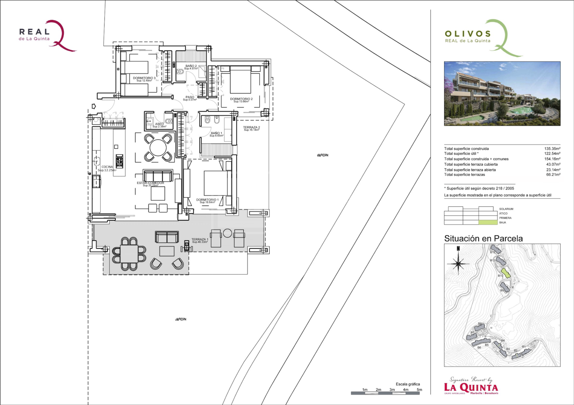 Luxury 3-Bedroom Apartment in Double Gated Community in Benahavis