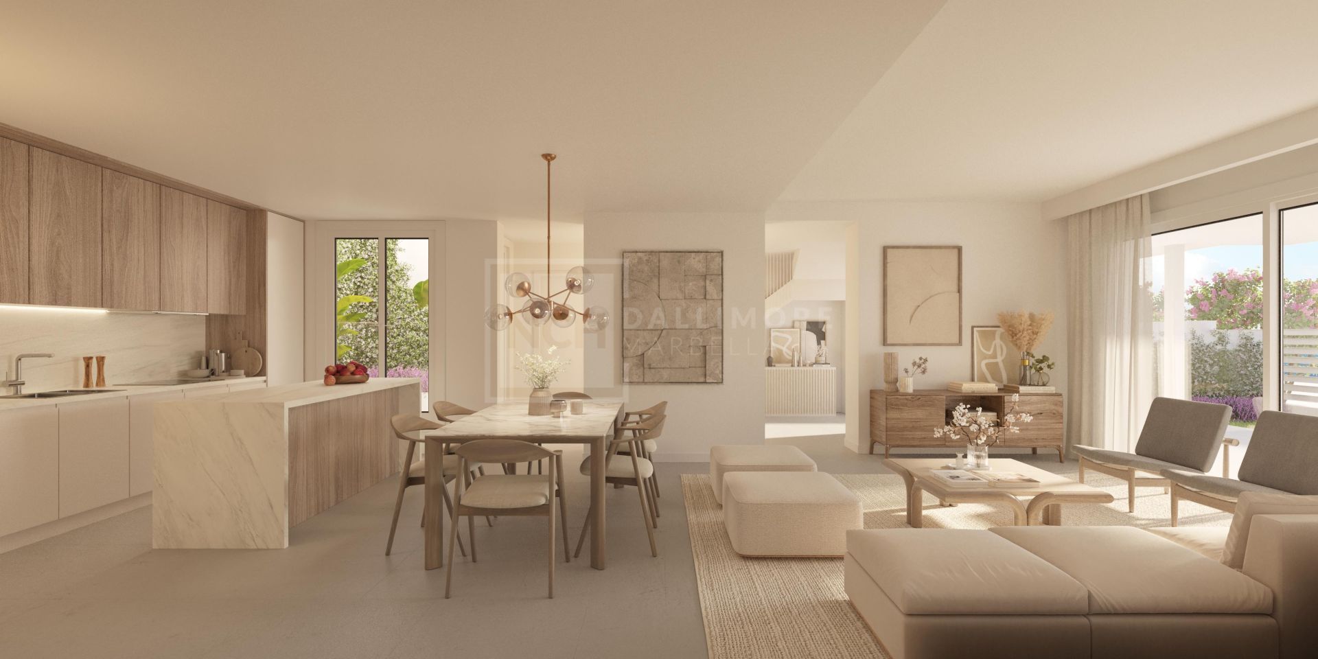 Fantastic townhouse located in the new housing development Estrella del Mar Villas Marbella.