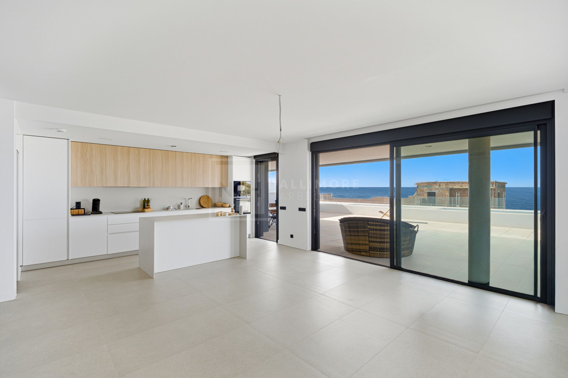 Brand-new, three bedroom apartment in the sought-after gated community of Medblue, in Altos de los Monteros