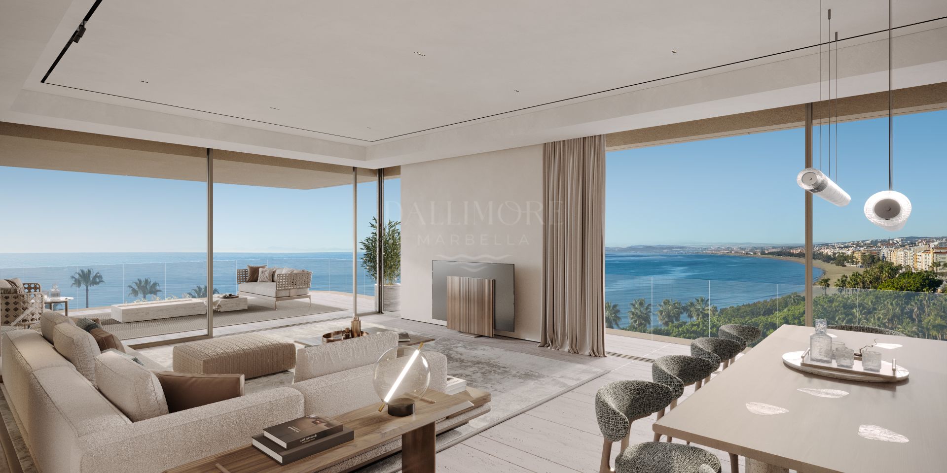 Fully Serviced 4-Bedroom Luxury Apartment for Sale in Tyrian, Estepona – Frontline Beach