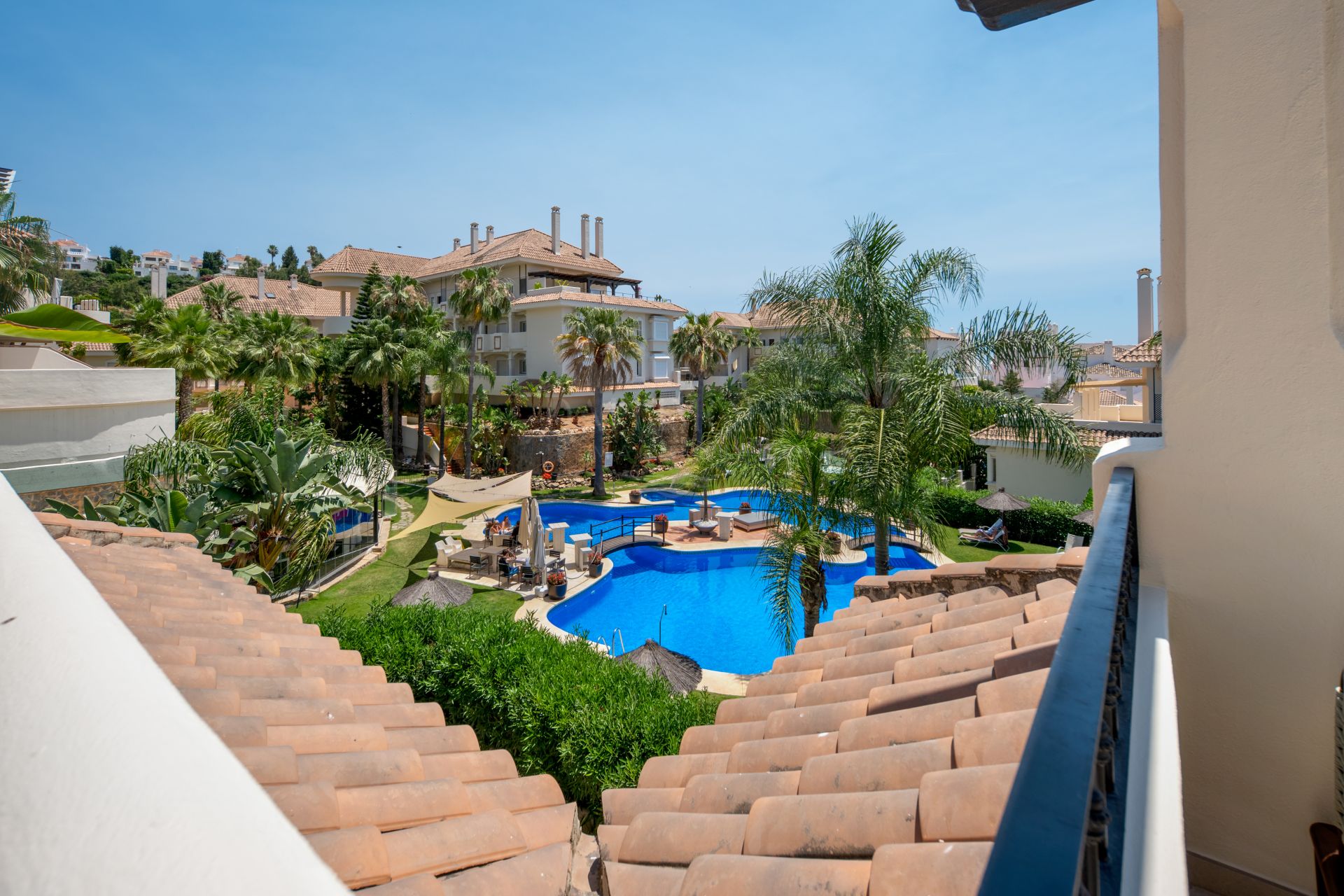 South-Facing Three-Bedroom Penthouse with Sea and Mountain Views