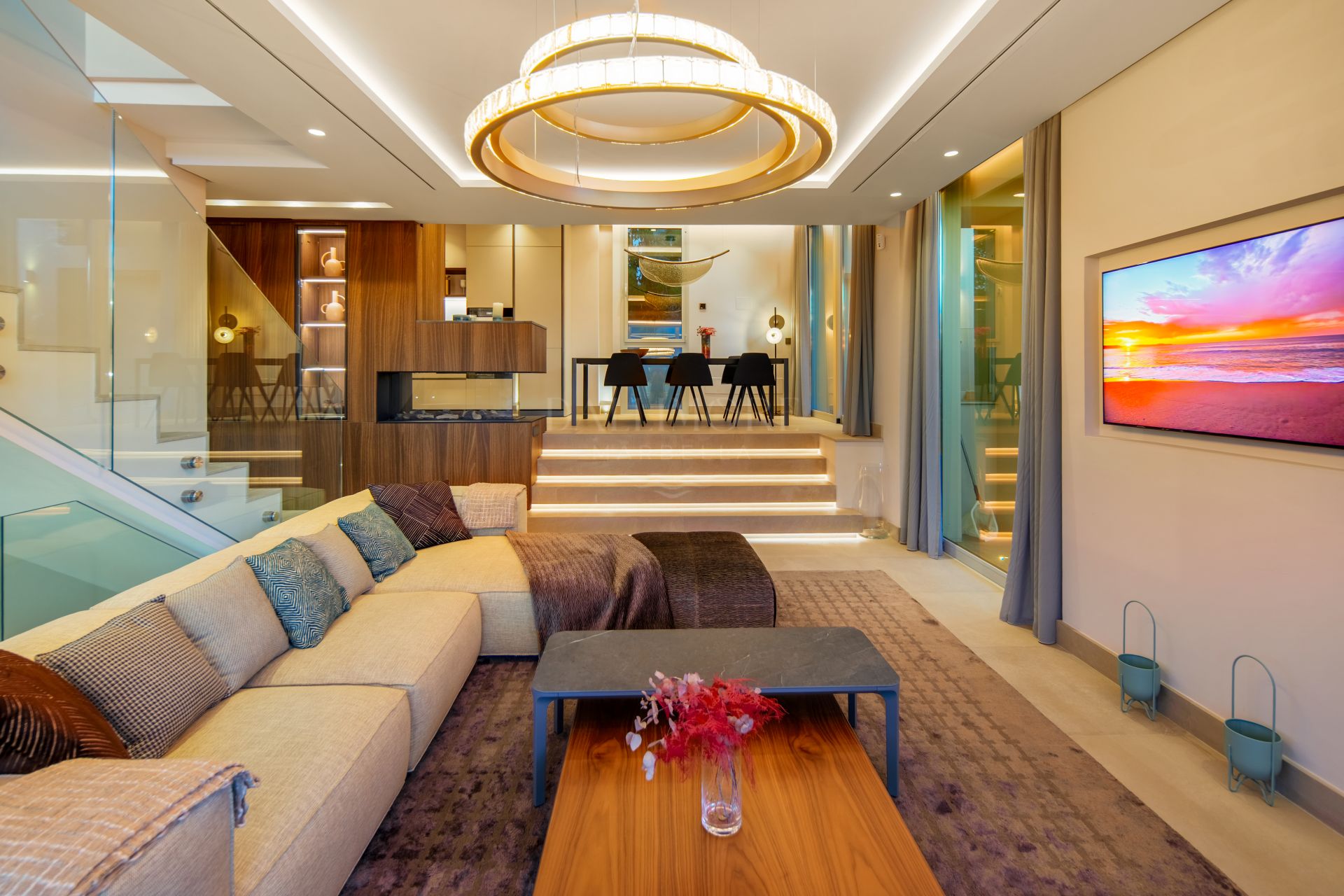 Villa contemporánea de cuatro dormitorios con vistas panorámicas