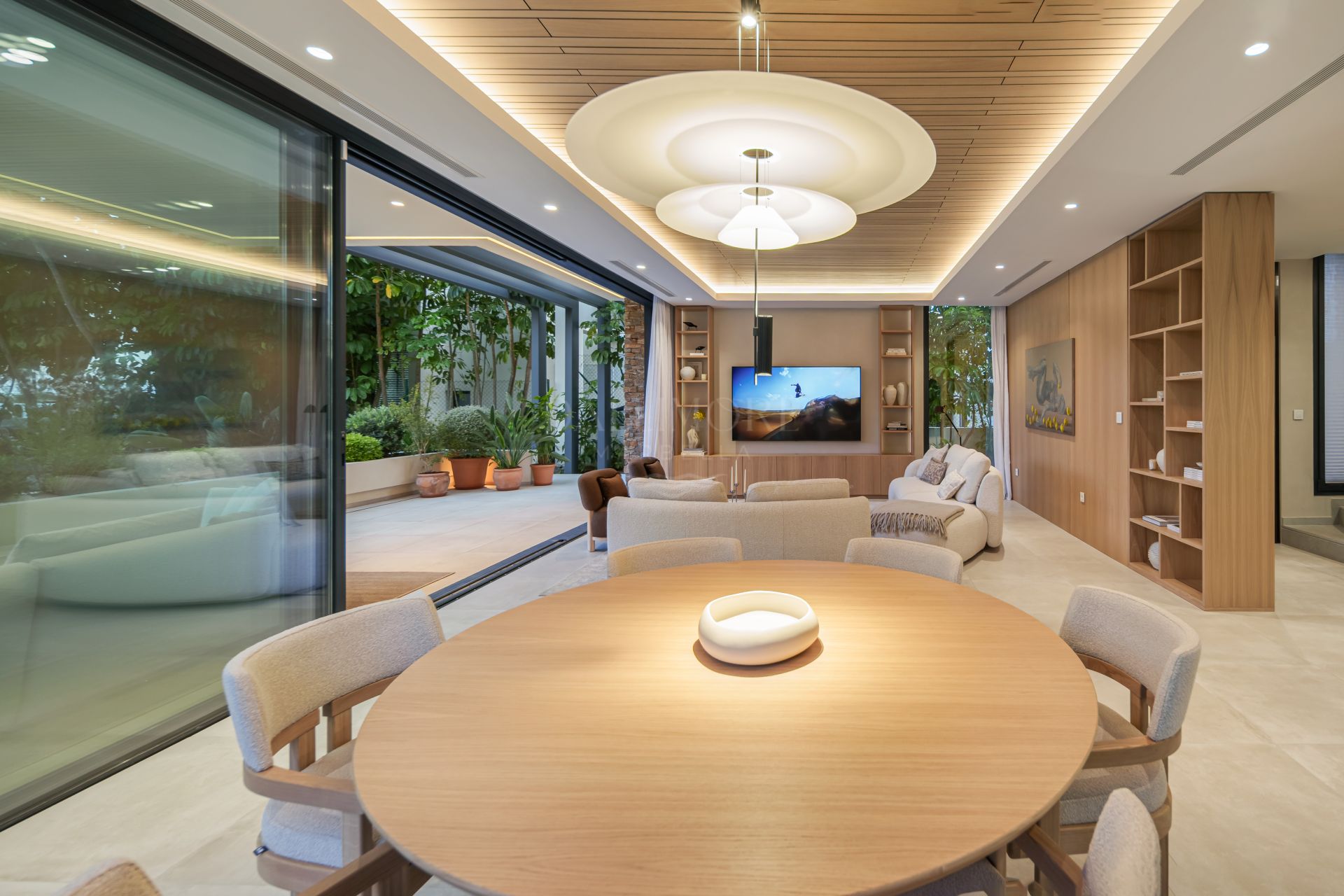 Contemporary Villa With Tropical Gardens And Solarium