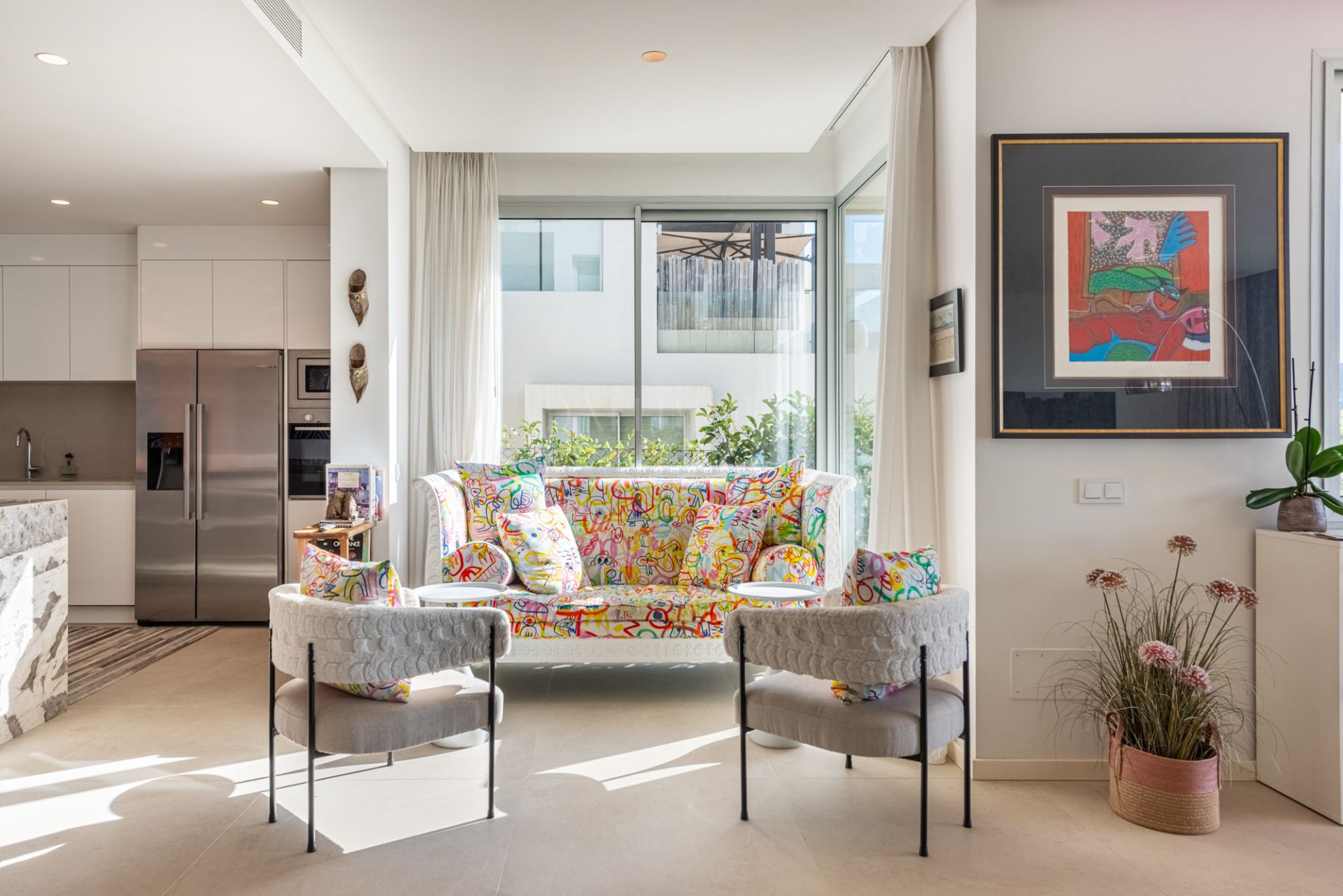 Large 3-Bedroom Duplex Apartment with Private Garden