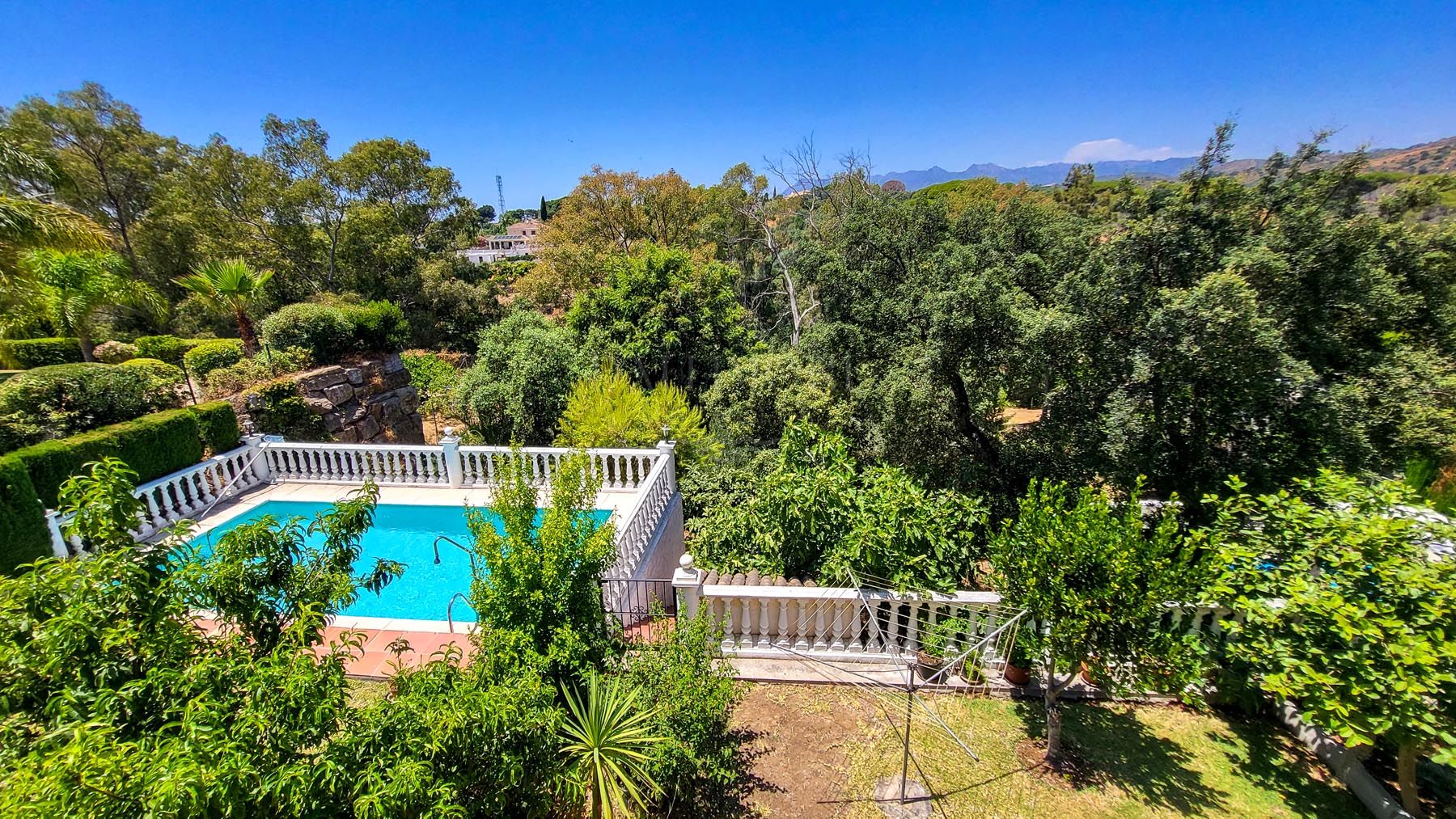 Elegant Elviria Villa with Panoramic Coastal Views, near the Beach.