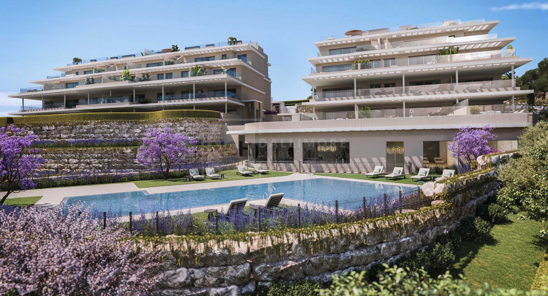 Contemporary 2 Bedroom Apartment With Panoramic Mediterranean Views