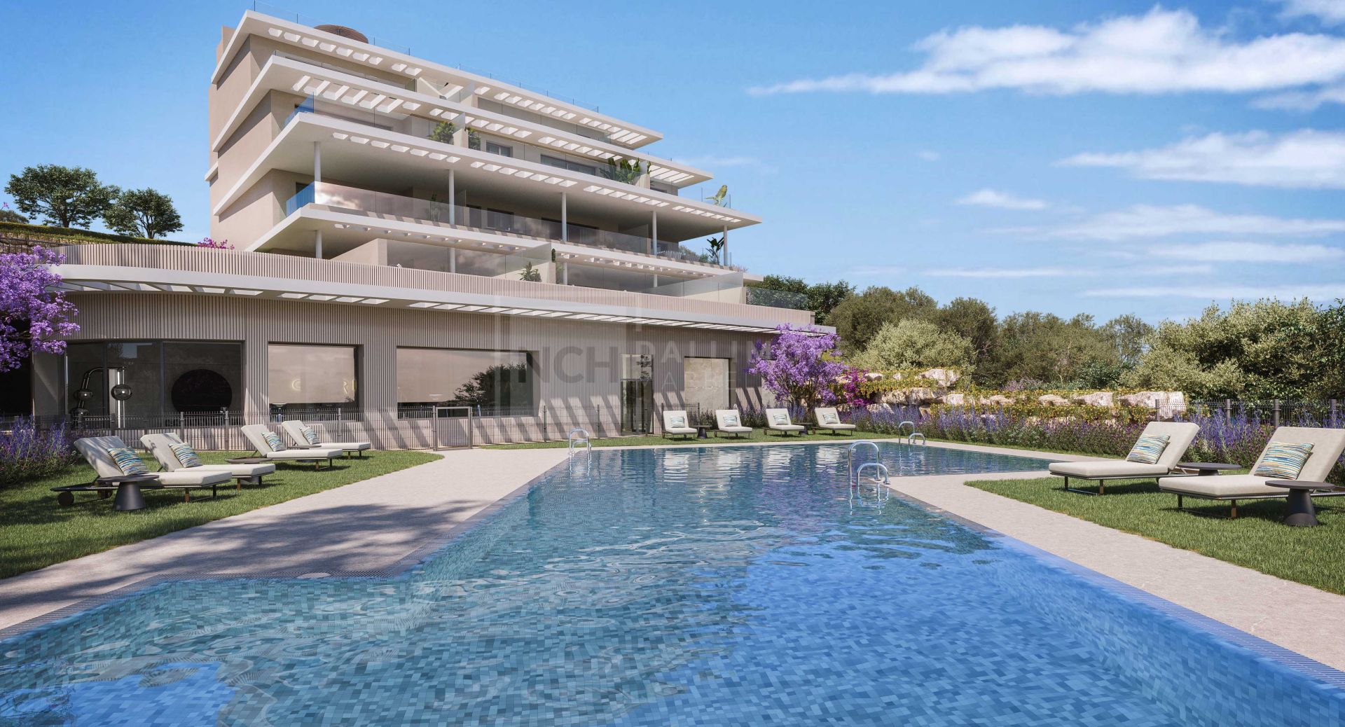 Contemporary 2 Bedroom Apartment With Panoramic Mediterranean Views