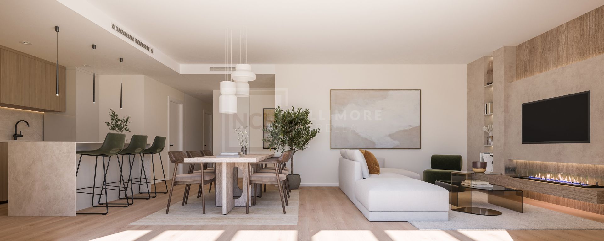 Contemporary 2 Bedroom Apartment With Panoramic Mediterranean Views