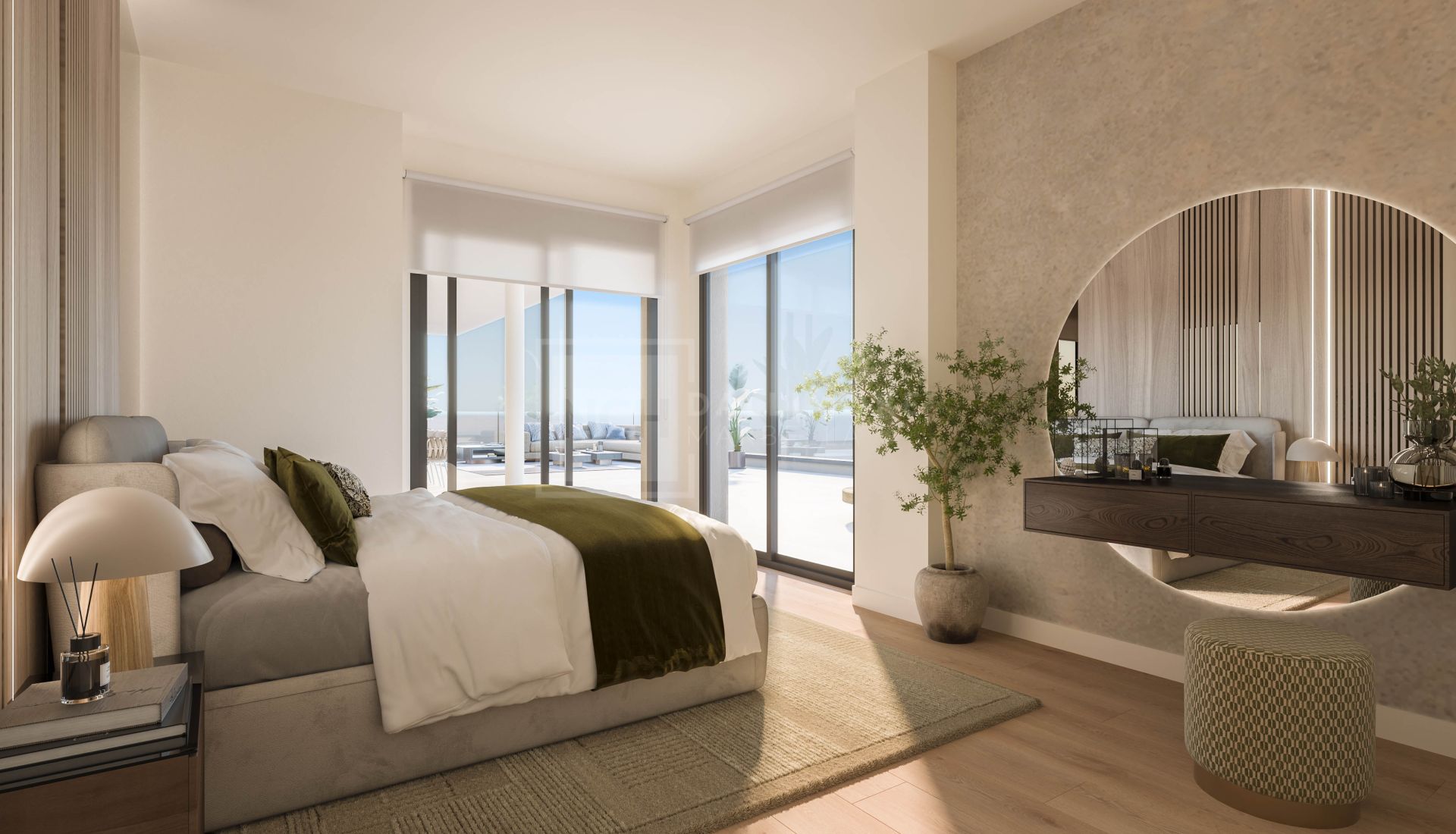 Contemporary 2 Bedroom Apartment With Panoramic Mediterranean Views
