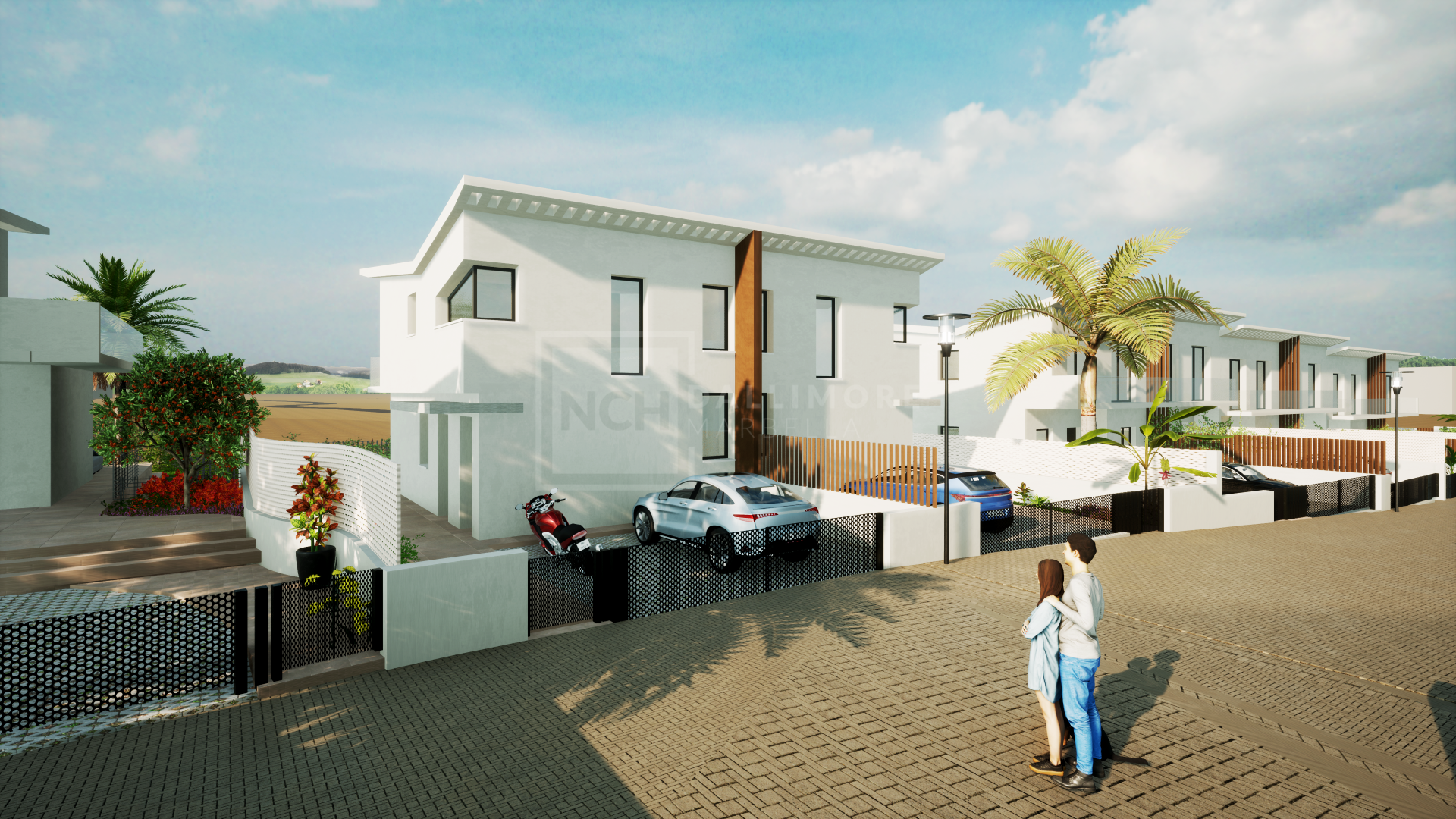 Villa contemporánea de cuatro dormitorios con vistas al mar y piscina infinita