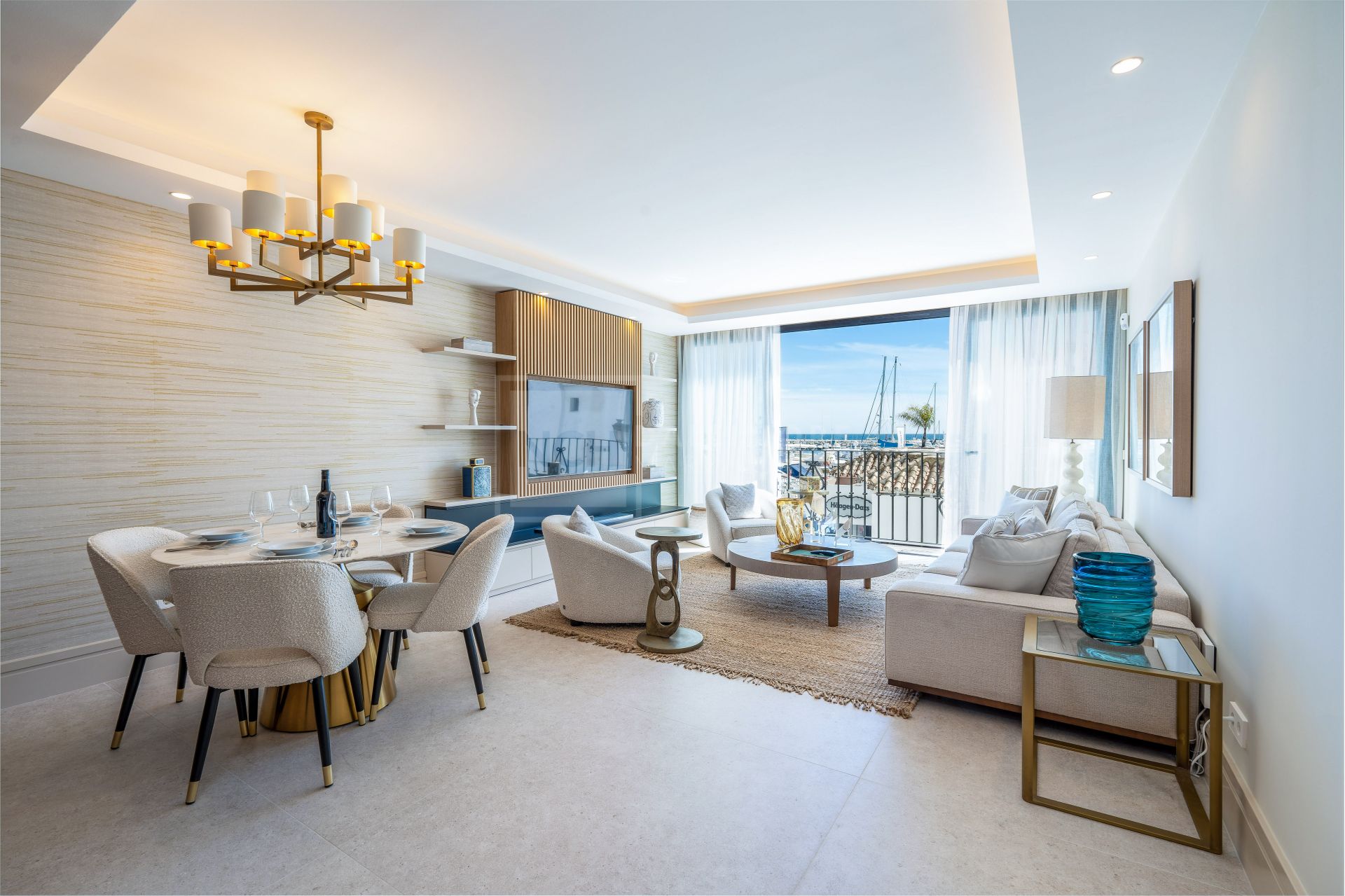 Marina-Front Two-Bedroom Apartment with Stunning Yacht Harbour Views