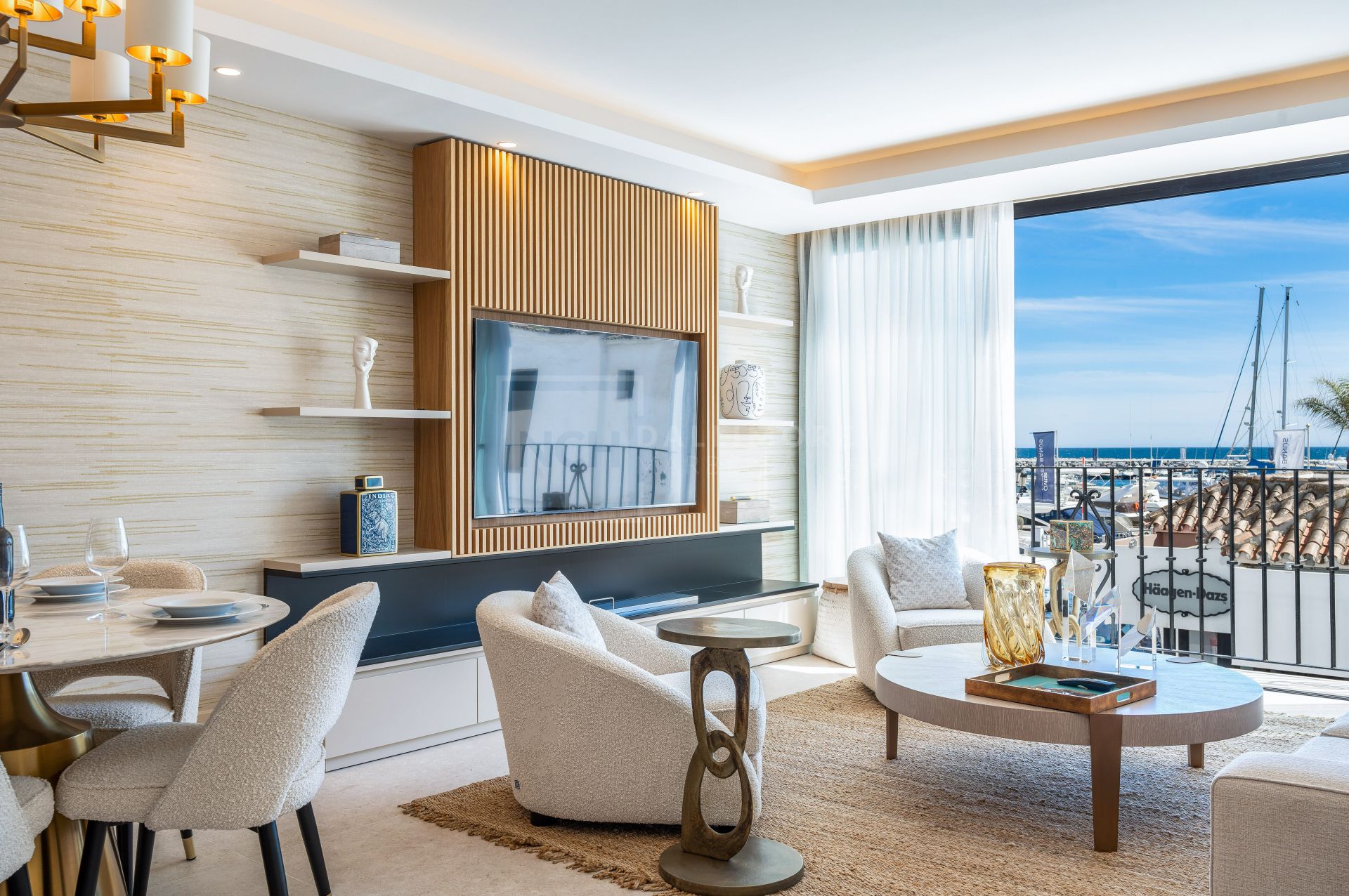 Marina-Front Two-Bedroom Apartment with Stunning Yacht Harbour Views