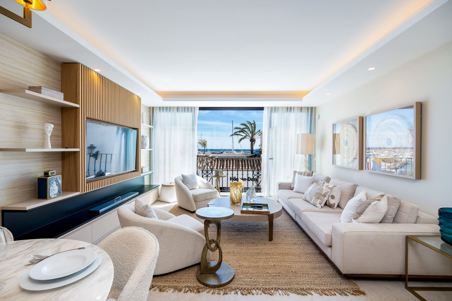 Marina-Front Two-Bedroom Apartment with Stunning Yacht Harbour Views