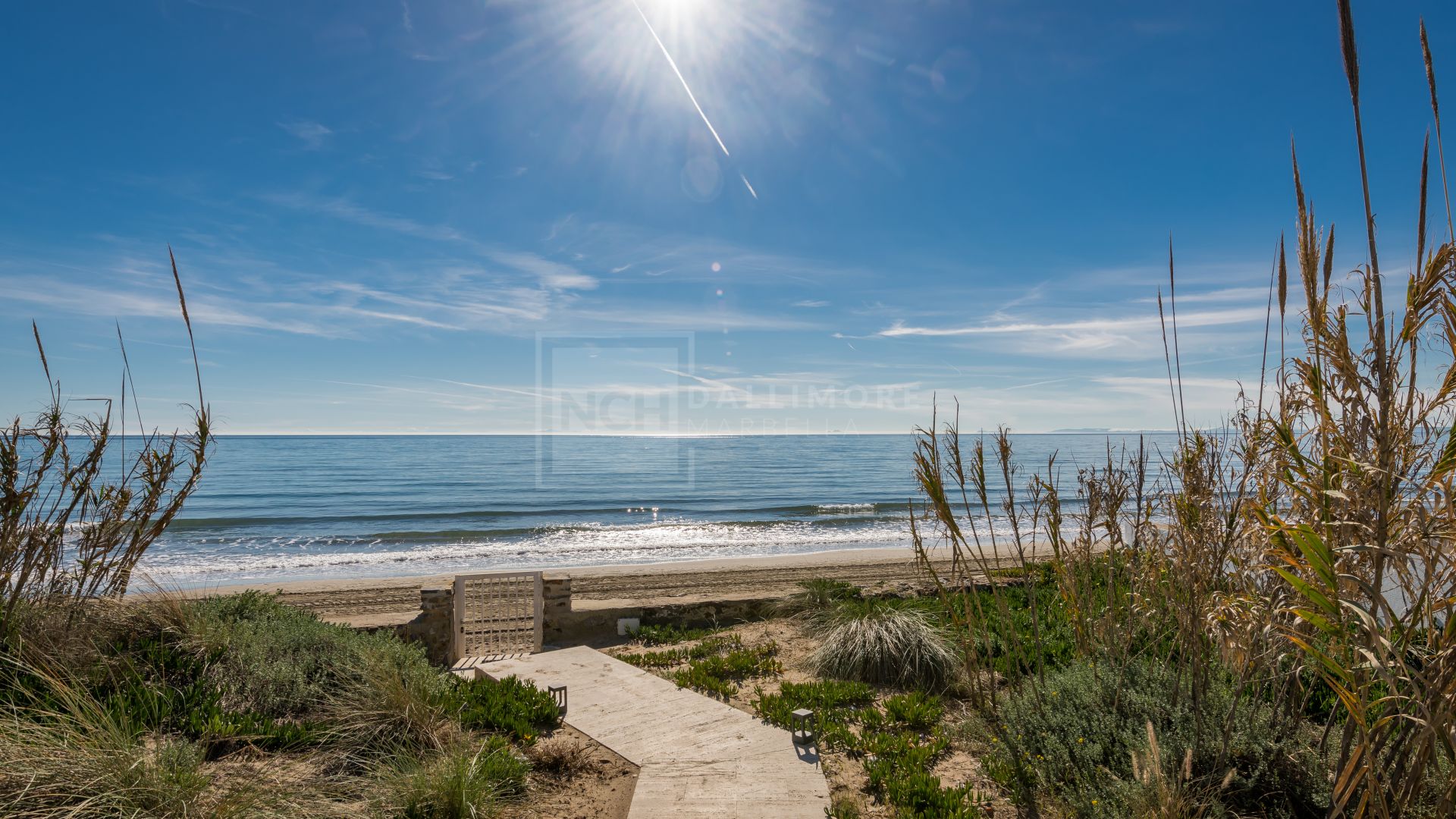 Spectacular South-East Facing Beachfront Villa with Direct Sea Access in Costabella, Marbella