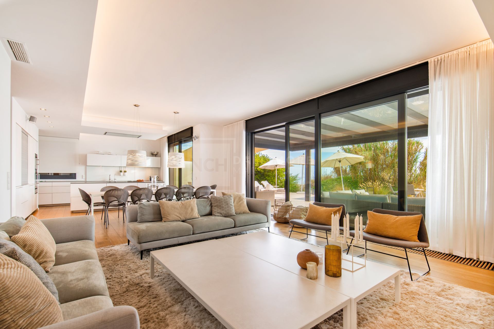 Spectacular South-East Facing Beachfront Villa with Direct Sea Access in Costabella, Marbella