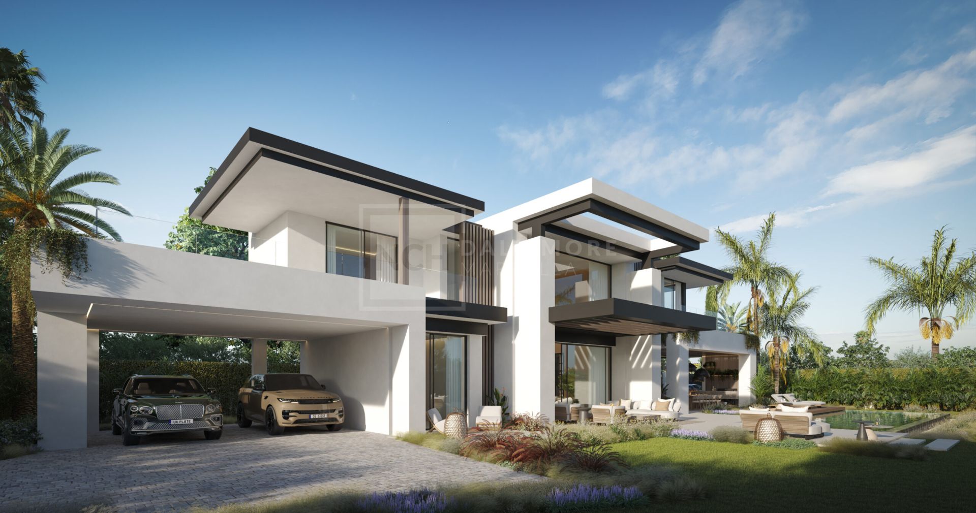 Villa contemporánea de cinco dormitorios a pasos de la playa y de Puerto Banús