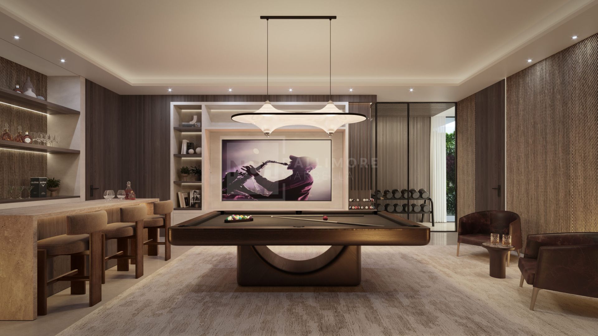 Villa contemporánea de cinco dormitorios a pasos de la playa y de Puerto Banús