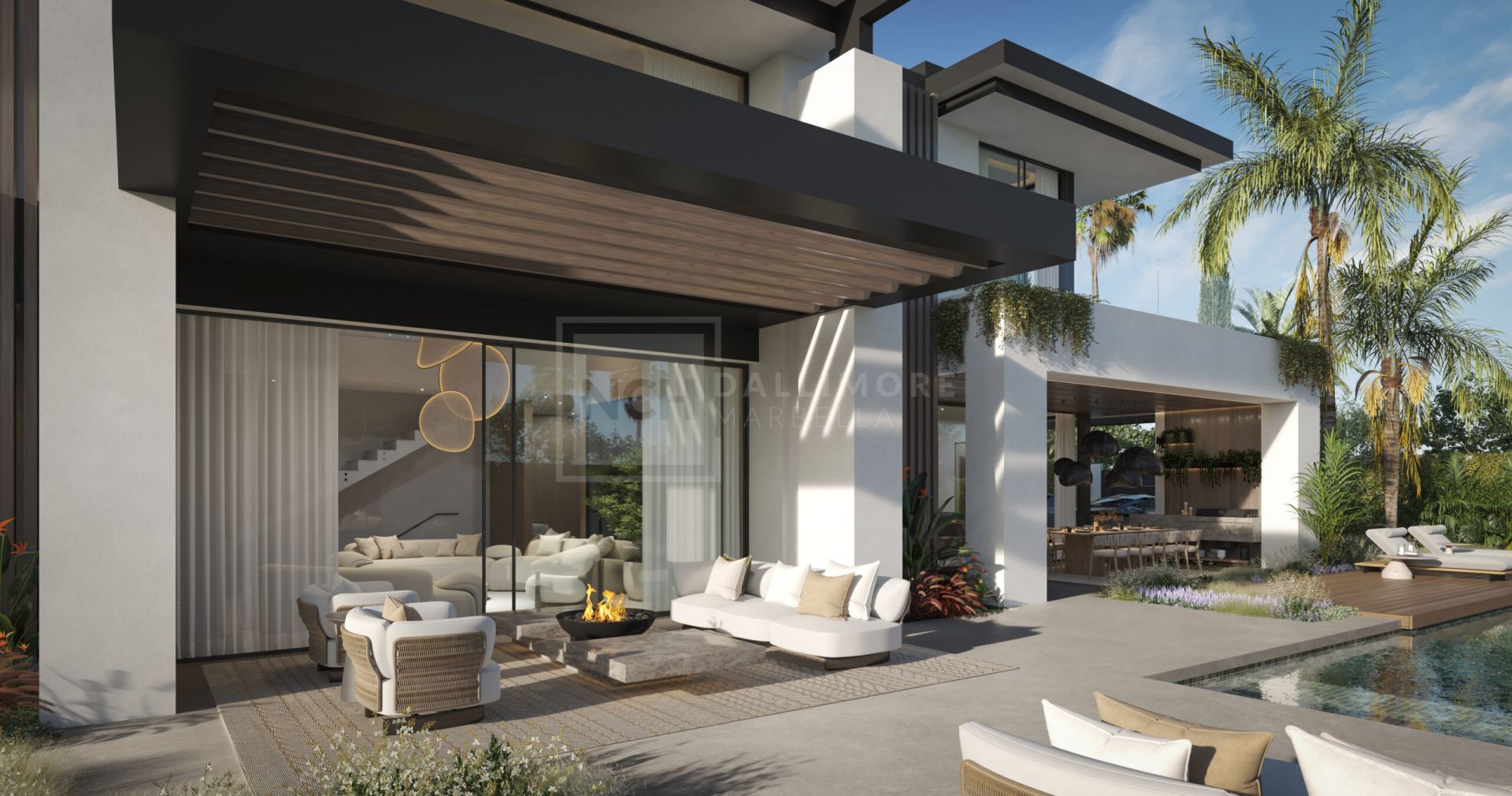 Villa contemporánea de cinco dormitorios a pasos de la playa y de Puerto Banús
