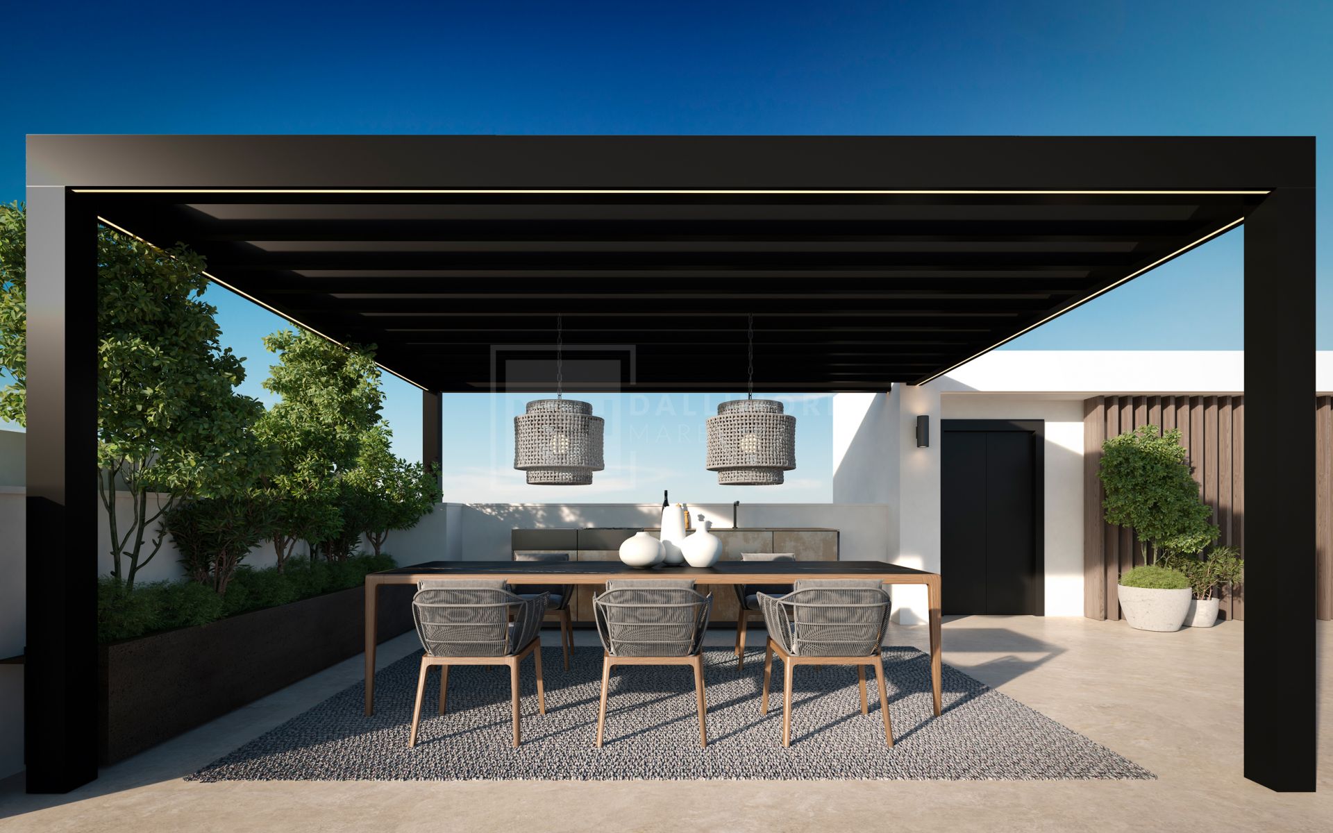 Villa contemporánea de cinco dormitorios a pasos de la playa y de Puerto Banús