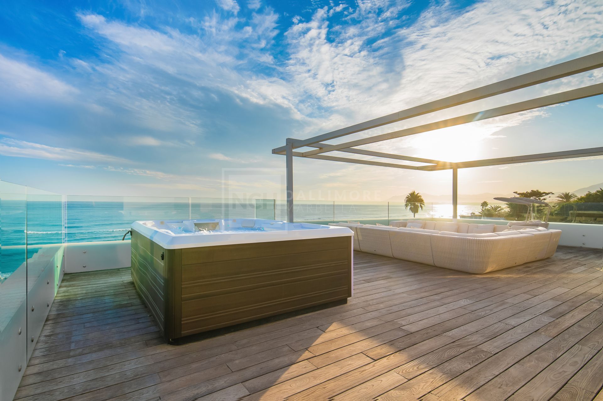 Frontline Beach Villa in Costabella, Marbella