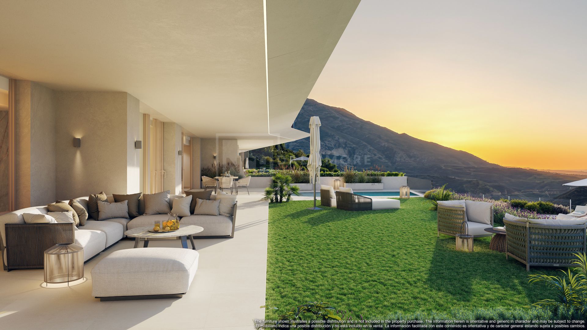 Excepcional ático de 2 dormitorios con solárium privado y vistas infinitas
