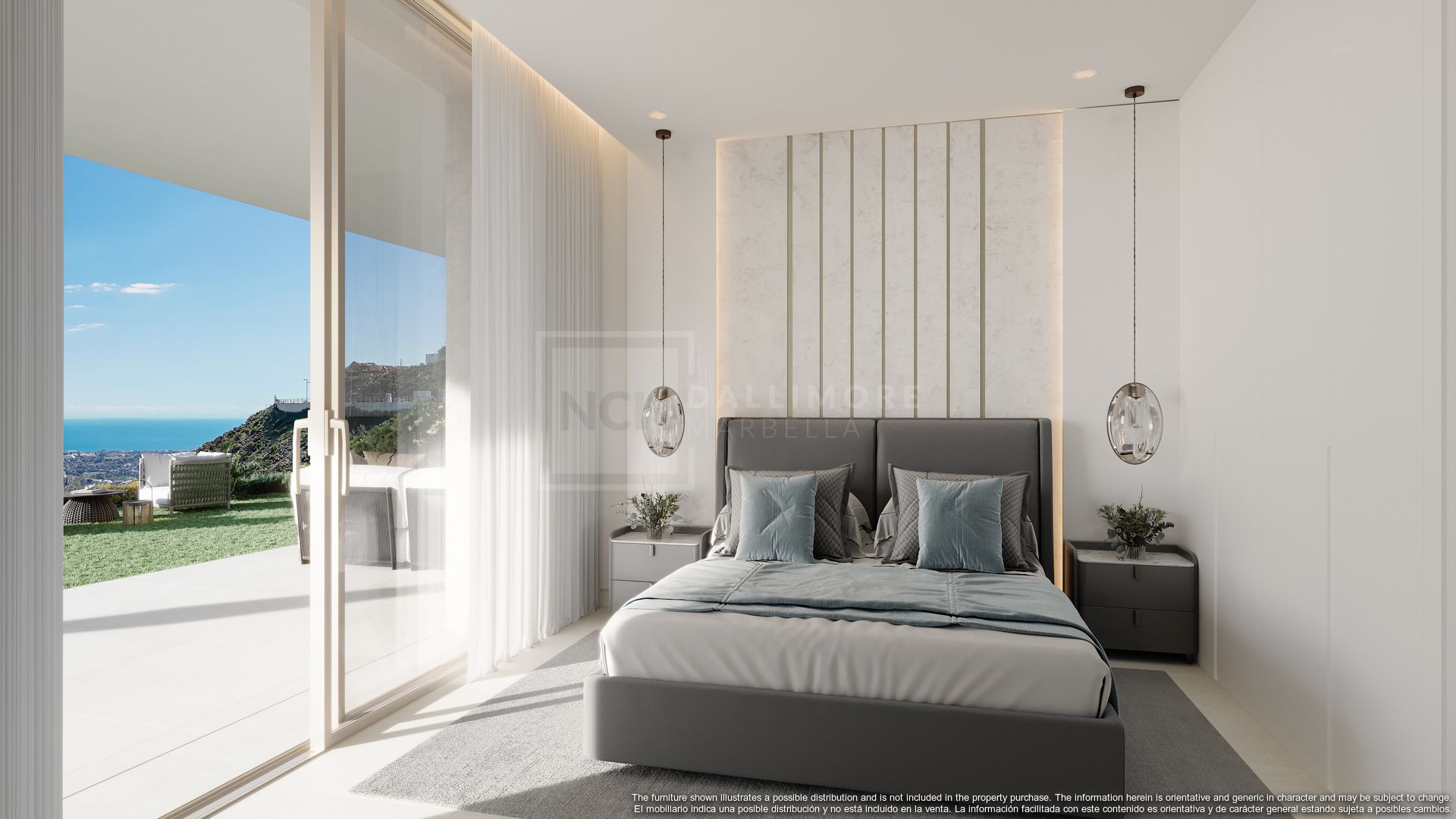 Excepcional ático de 2 dormitorios con solárium privado y vistas infinitas