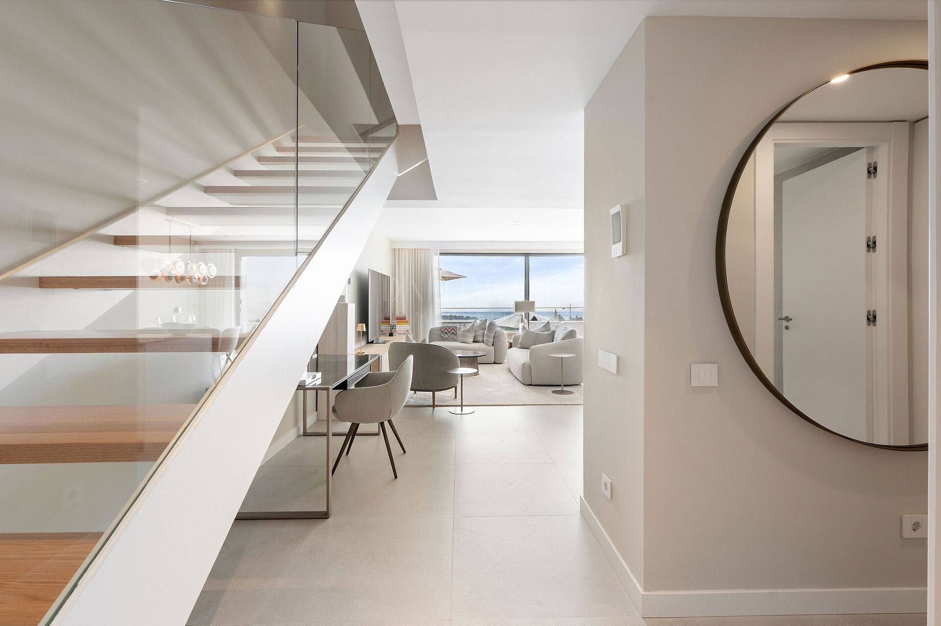 New Two-Bedroom Duplex with Sea and Mountain Views