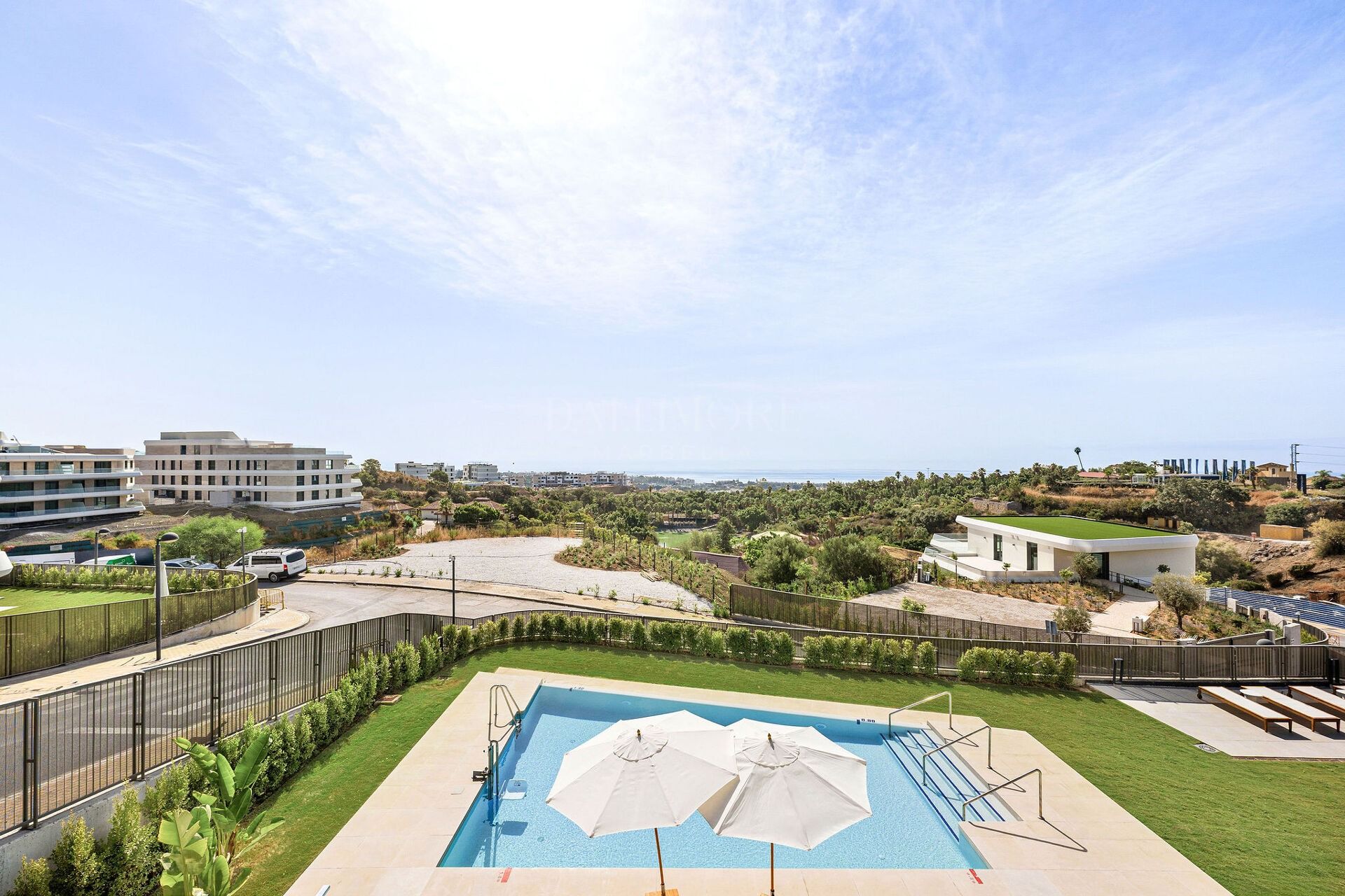 New Two-Bedroom Duplex with Sea and Mountain Views