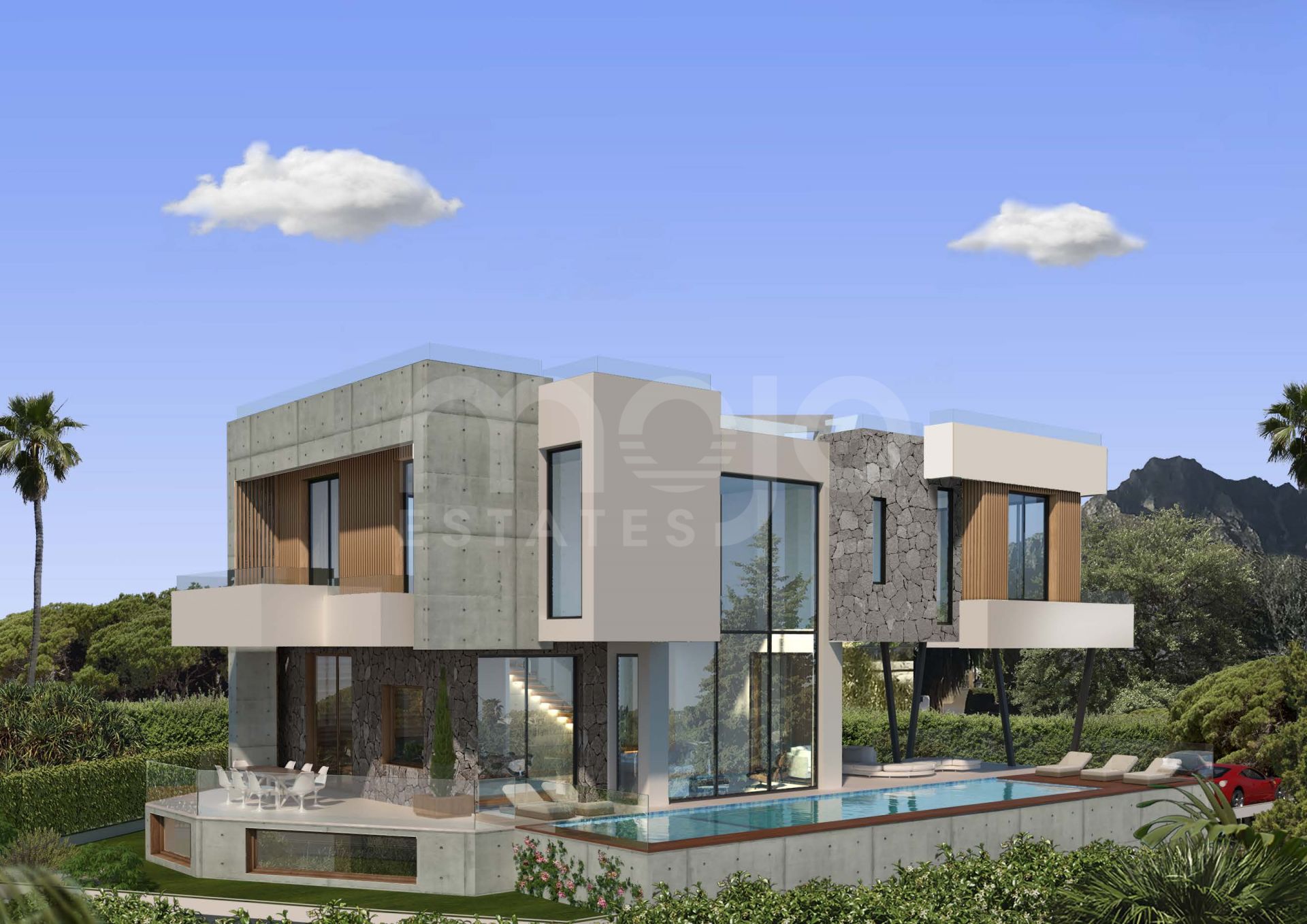 STRIKING 5 BEDROOM DESIGNER VILLA ON MARBELLA'S GOLDEN MILE