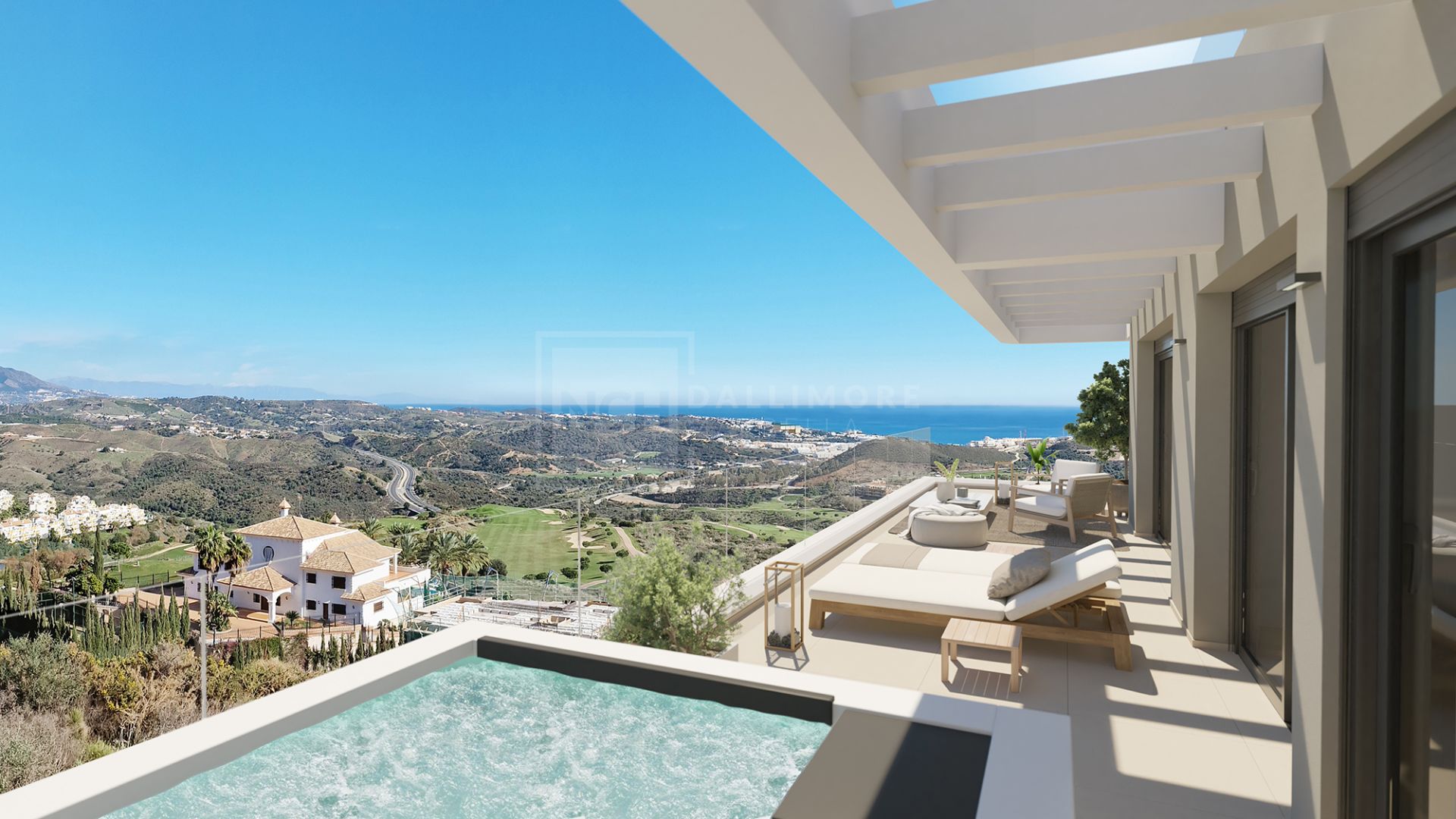 Calanova Collection, spacious and elegant apartments close to golf course in Mijas