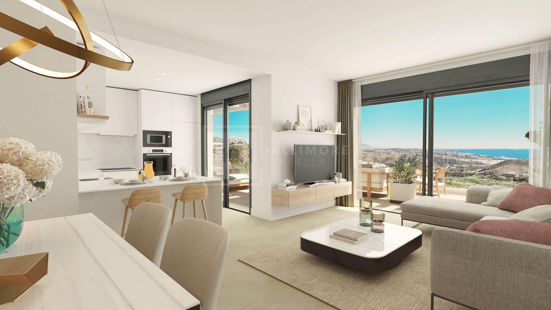 Calanova Collection, spacious and elegant apartments close to golf course in Mijas