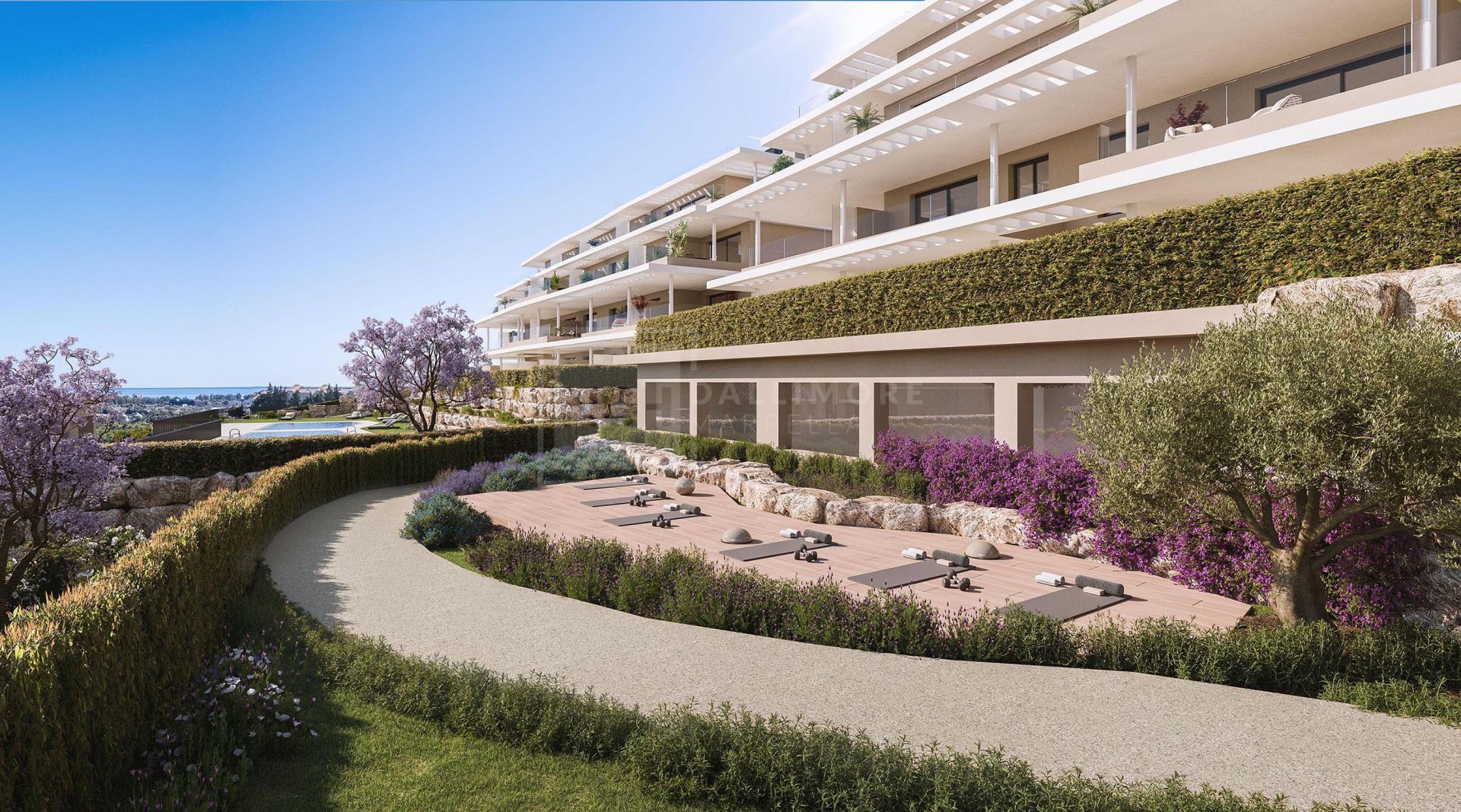 Capri, elegant apartments and penthouses overlooking the Mediterranean sea in Estepona