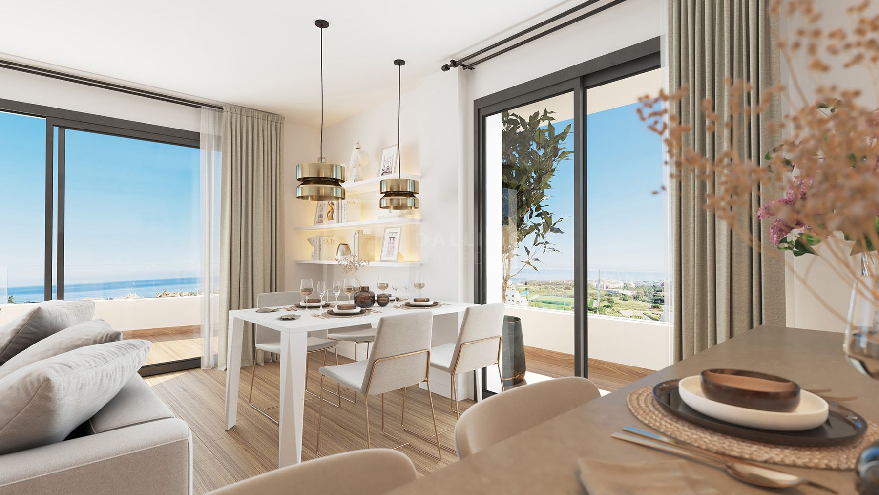ONE80 Suites, apartamentos de diseño vanguardista y vistas al mar en Estepona.