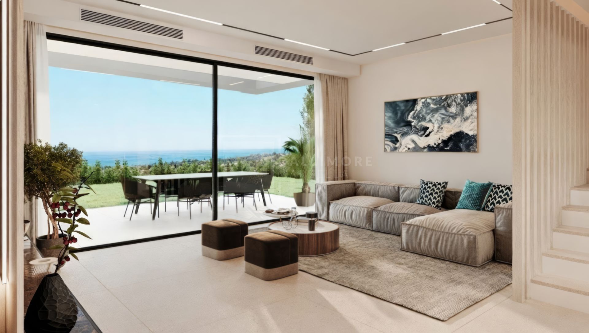 Brand New Townhouses With Sea Views in Elviria, Marbella East