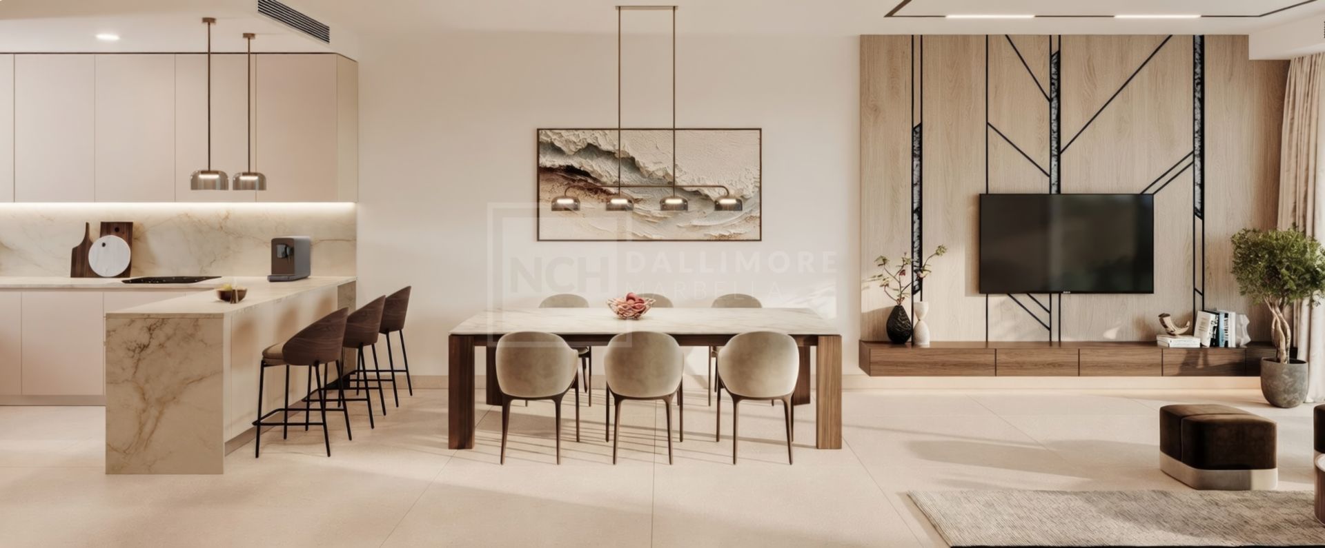 Brand New Townhouses With Sea Views in Elviria, Marbella East