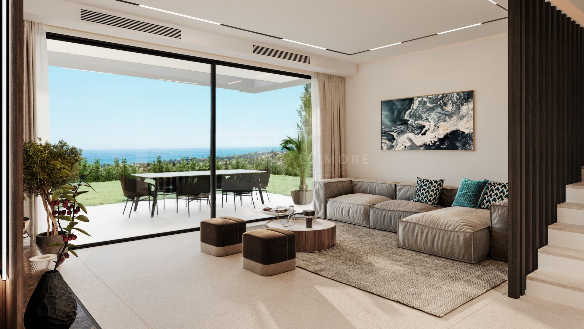 Brand New Townhouses With Sea Views in Elviria, Marbella East
