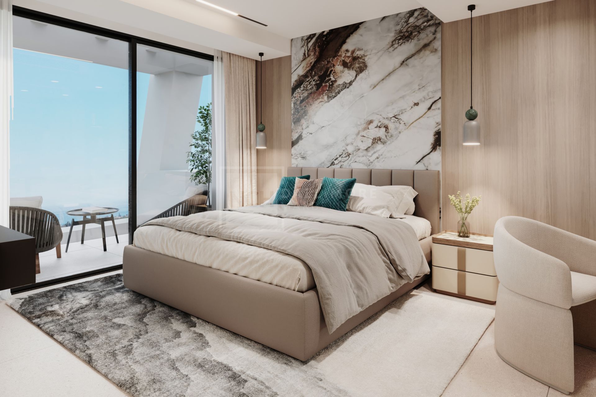 Brand New Townhouses With Sea Views in Elviria, Marbella East