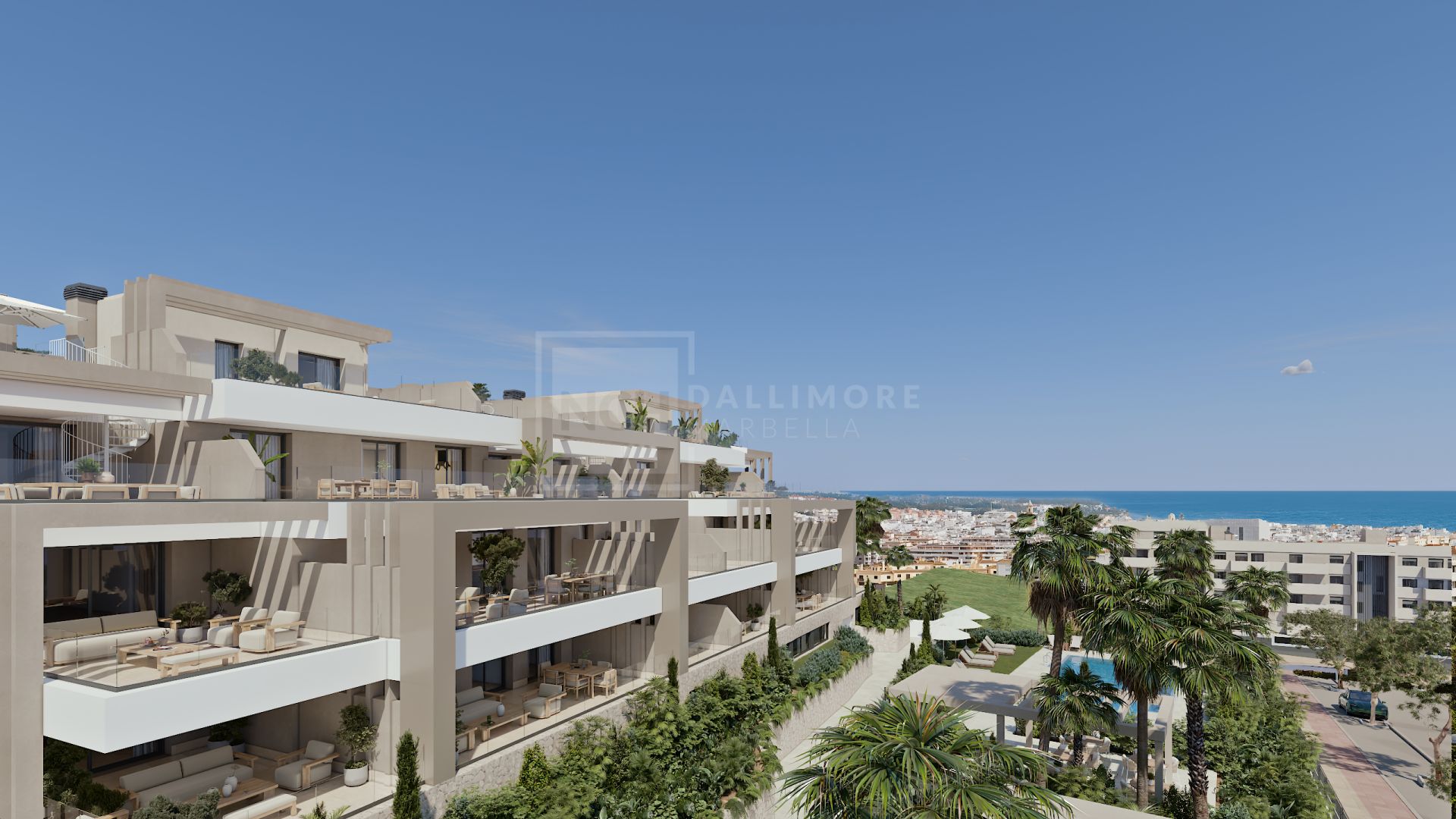 Las Mesas Infinity Homes, excepcionales vistas al mar en apartamentos y áticos en Estepona.