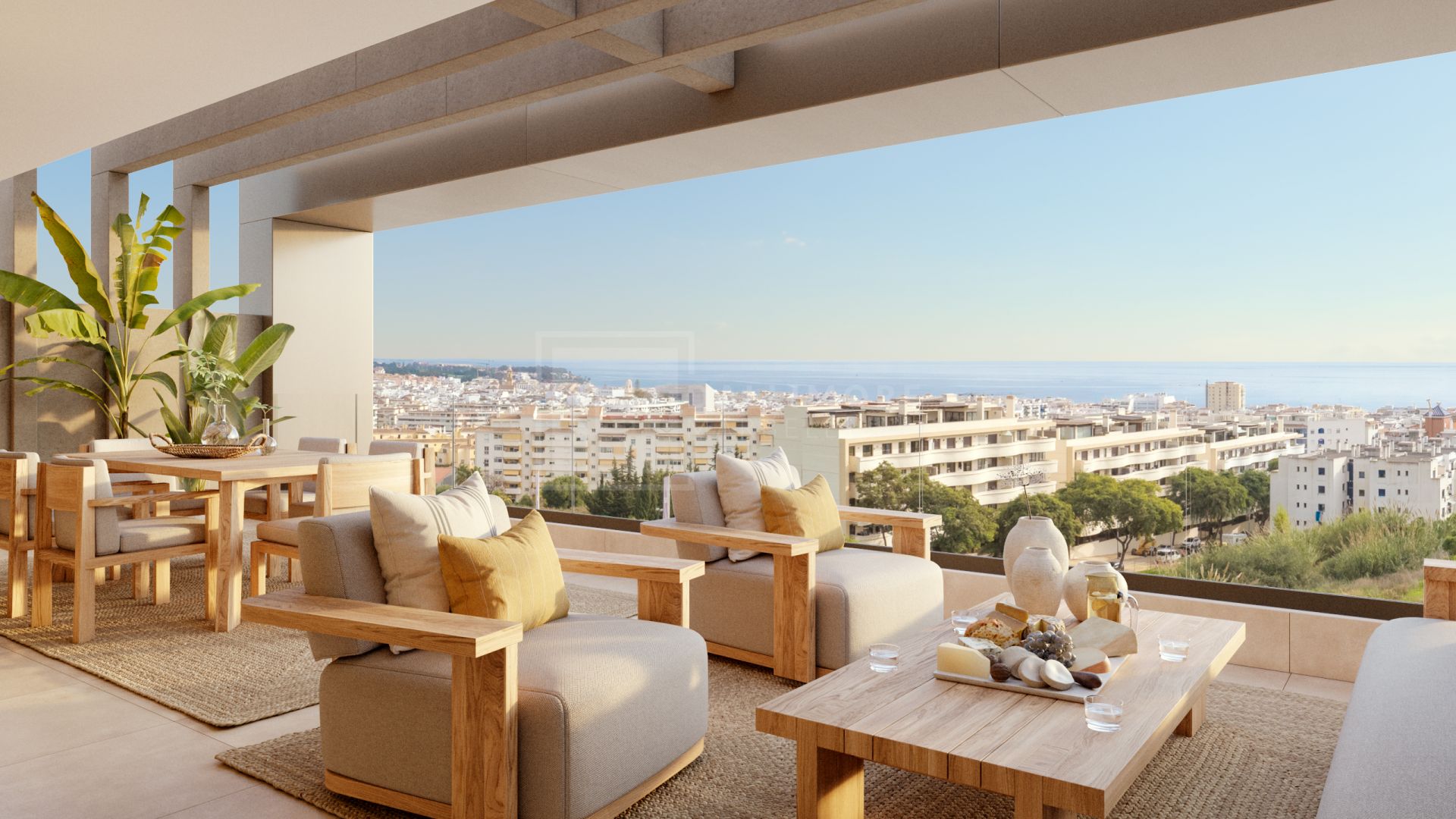 Las Mesas Infinity Homes, excepcionales vistas al mar en apartamentos y áticos en Estepona.